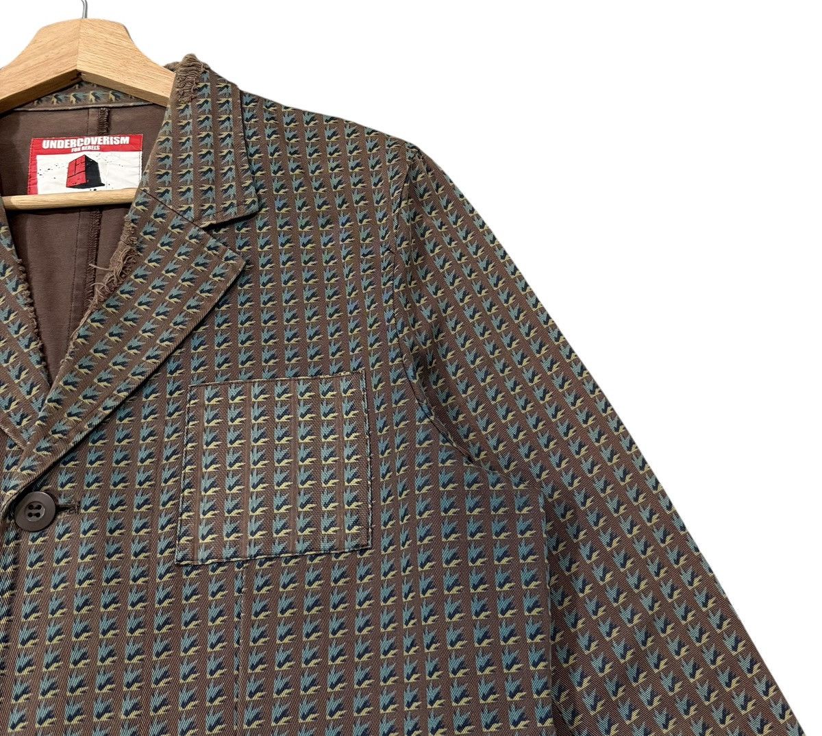Undercover S/S2002 Undercover Illusion Of Haze Patchwork Coat Jacket Size US L / EU 52-54 / 3 - 2 Thumbnail