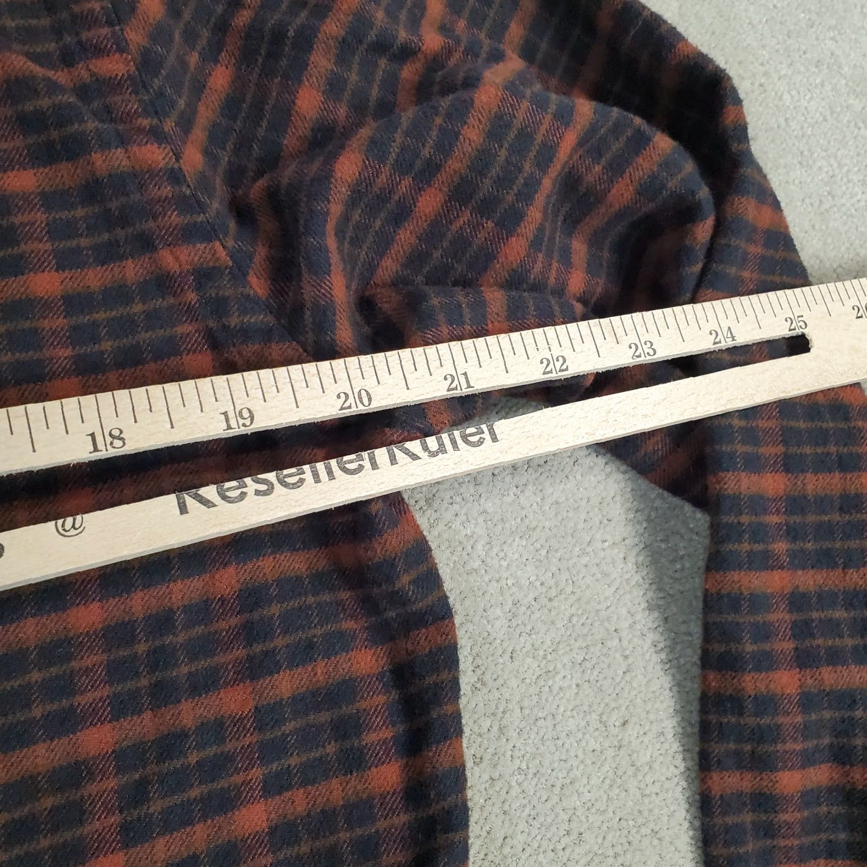 UNTUCKit UNTUCKit Shirt Mens Medium Brown Black Plaid Flannel Button-Up Long Sleeve Collared Shirt Size US M / EU 48-50 / 2 - 6 Thumbnail