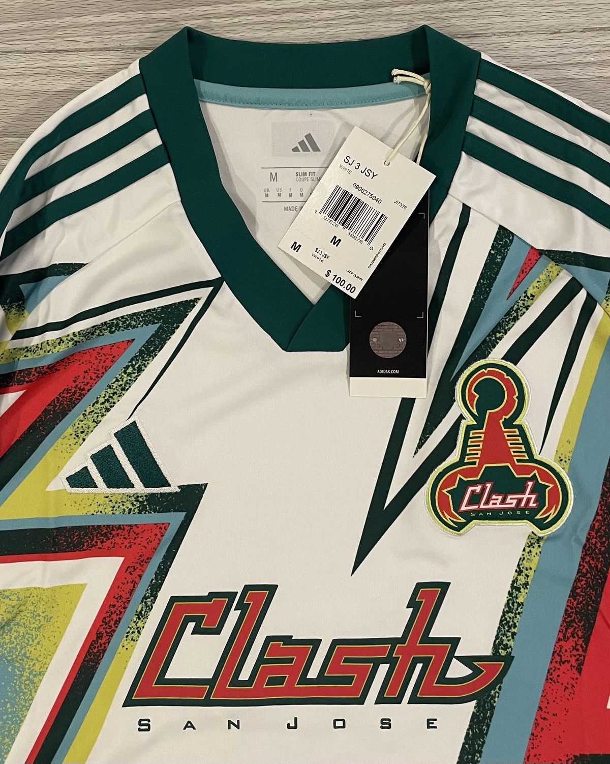 Adidas Adidas 2025/26 San Jose Clash Earthquakes Jersey Mens Medium Size US M / EU 48-50 / 2 - 2 Thumbnail