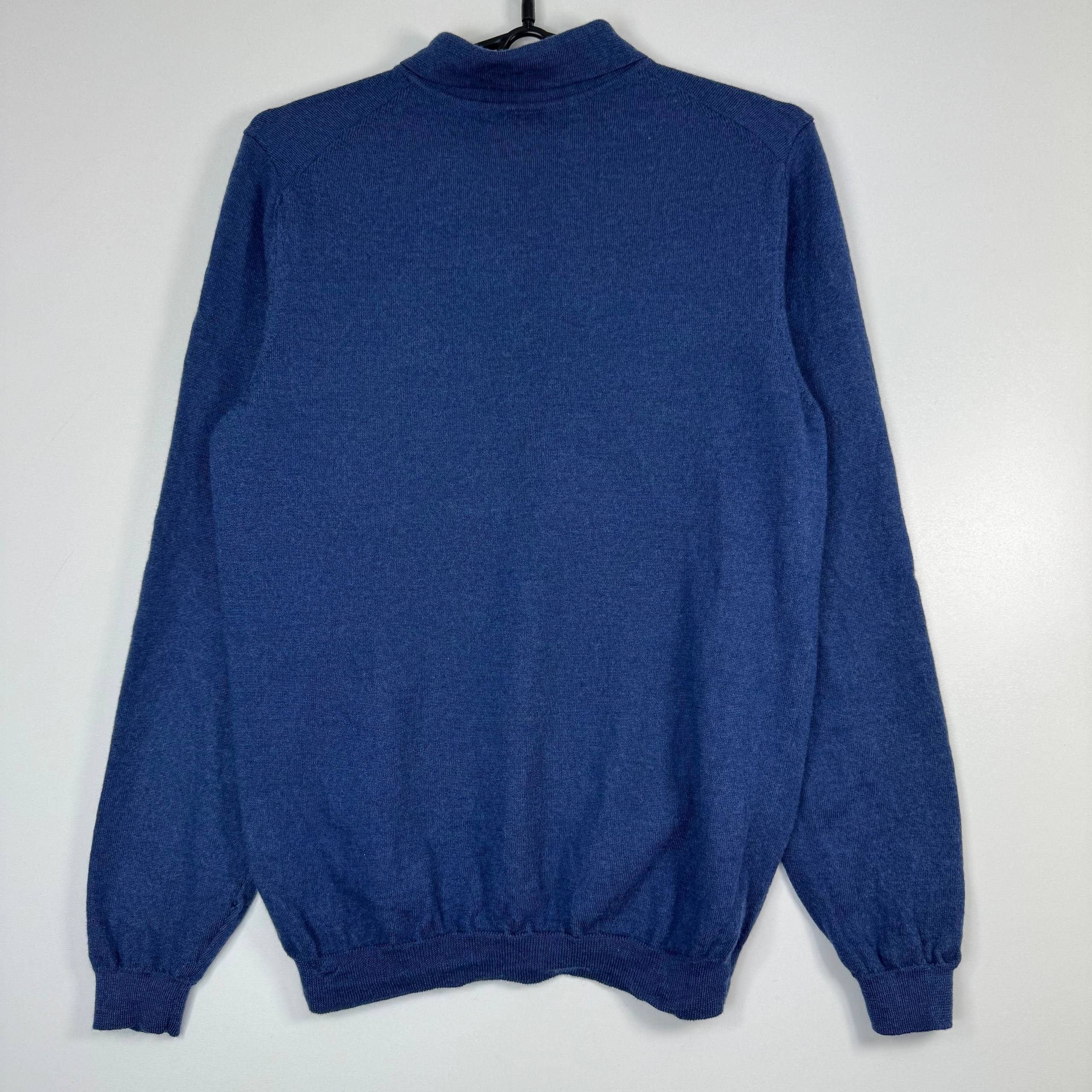 Hugo Boss Hugo Boss Knit Polo Sweater Navy Mens Size M Size US M / EU 48-50 / 2 - 10 Thumbnail