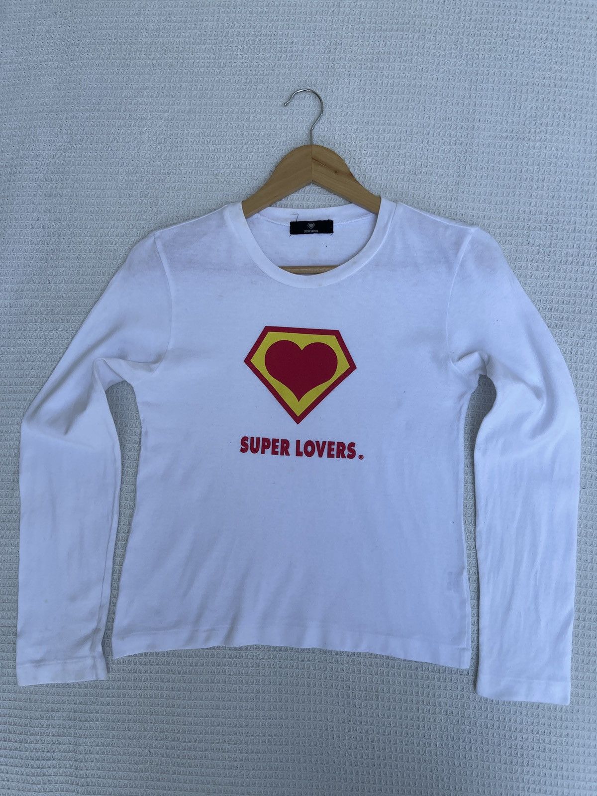 Japanese Brand × Vintage Last Drop🔥Rare🔥Vintage Super Lovers Long Sleeve T-Shirt Size US S / EU 44-46 / 1 - 9 Thumbnail