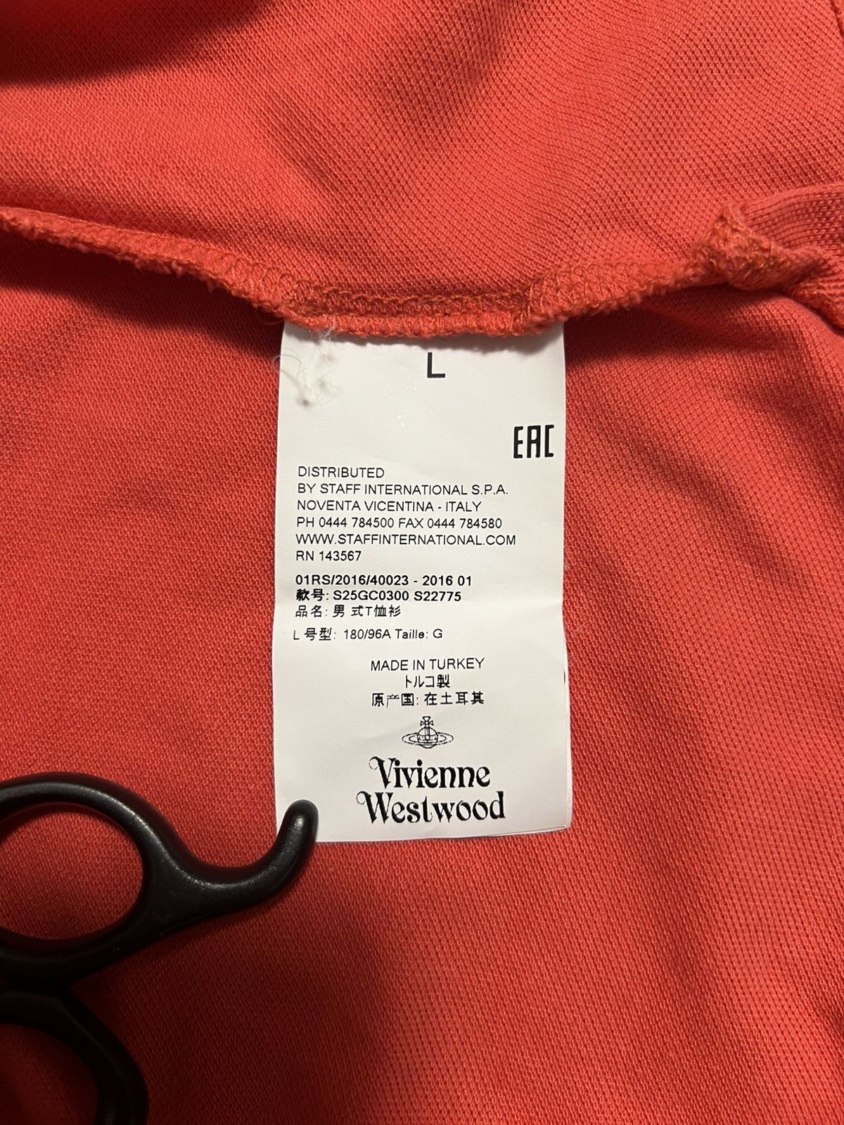 Vivienne Westwood VIVIENNE WESTWOOD Short Sleeve Polo Shirt Logo Orb Size US M / EU 48-50 / 2 - 10 Thumbnail