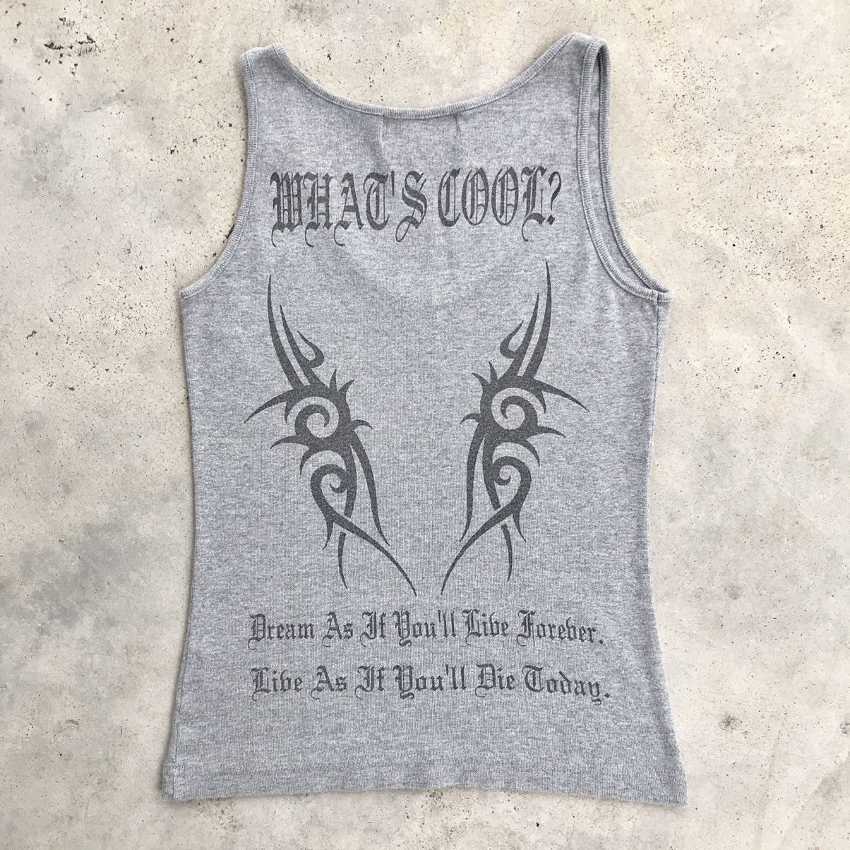 Le Grande Bleu (L.G.B.) 2000's Cecil McBee " Gothic " L.G.B Style Tank Top Size S / US 4 / IT 40 - 2 Thumbnail