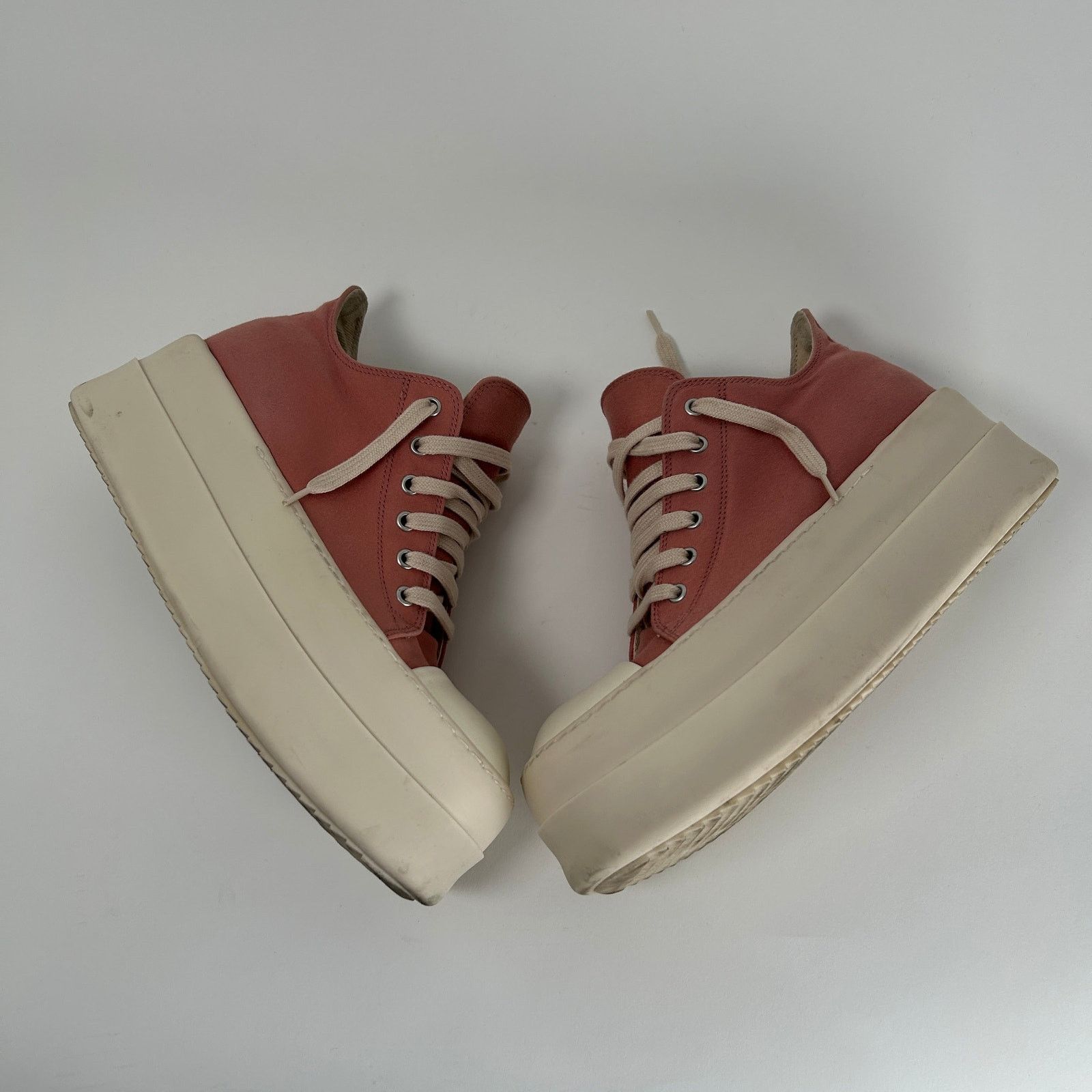 Rick Owens Rick Owens Pink Double Bumper Ramones Low Top Size 41 Size US 8 / EU 41 - 4 Thumbnail