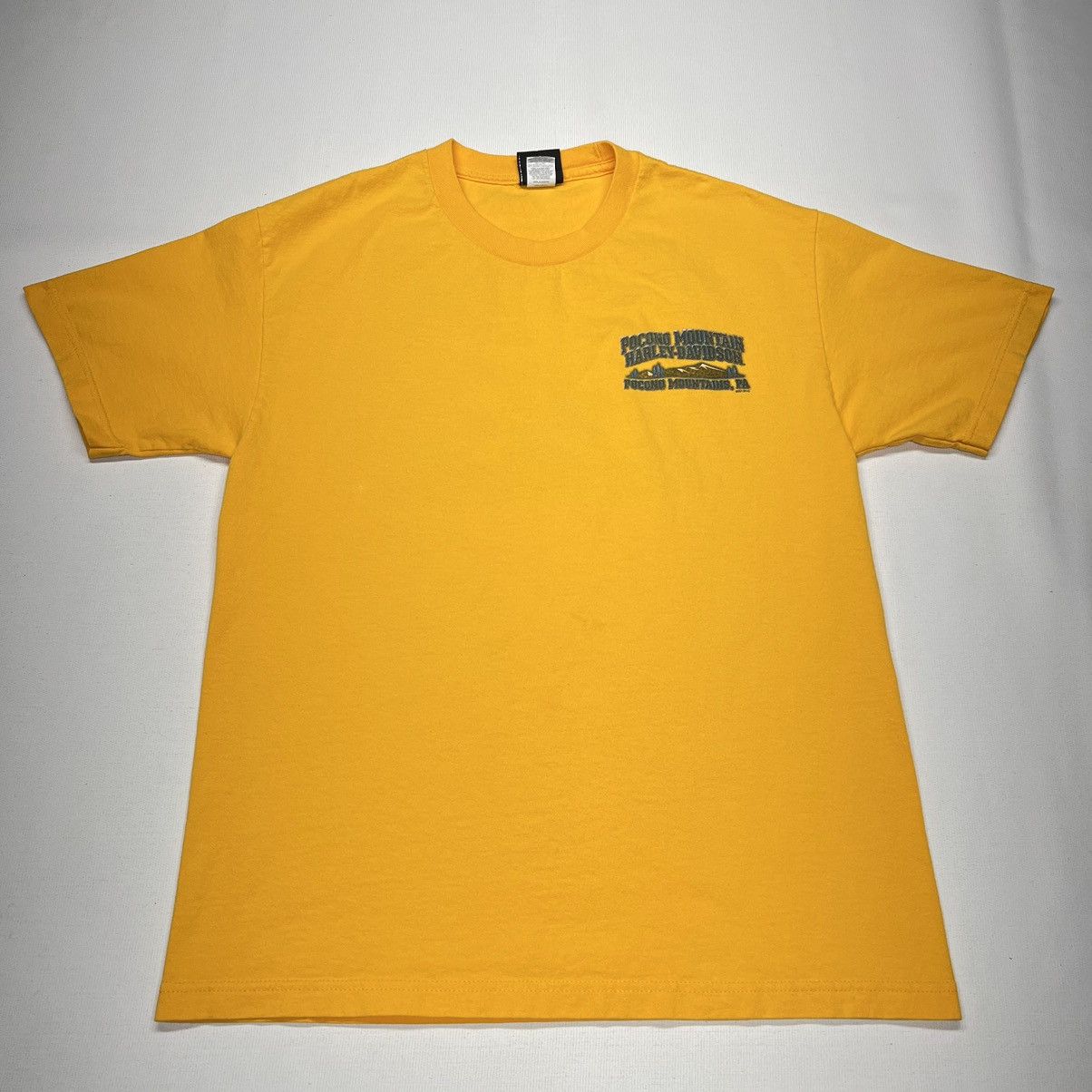 Harley Davidson Harley Davidson Tee Shirt Yellow Pocono PA Bike Motorcycle Size US L / EU 52-54 / 3 - 2 Thumbnail
