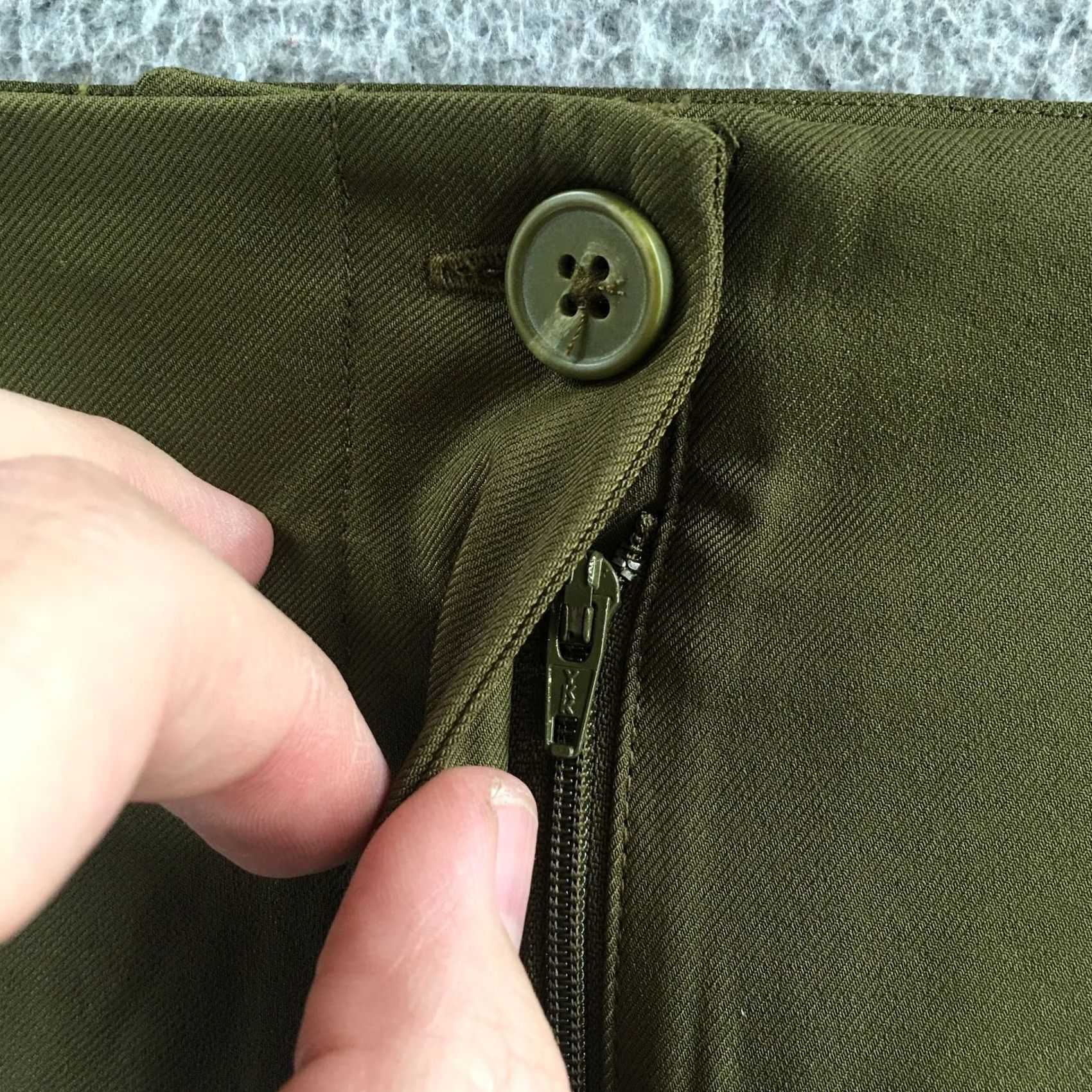 Worthington Worthington Jeans 22W Womens Ankle Pants Green Straight Zip Fly New Size 40" / US 18 - 5 Thumbnail