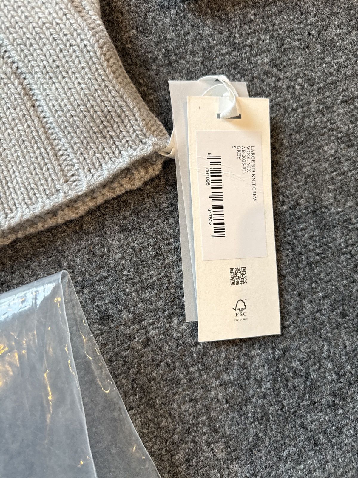 About:Blank About Blank Rib Knit Wool Mix Crew Sweater Size US S / EU 44-46 / 1 - 3 Thumbnail