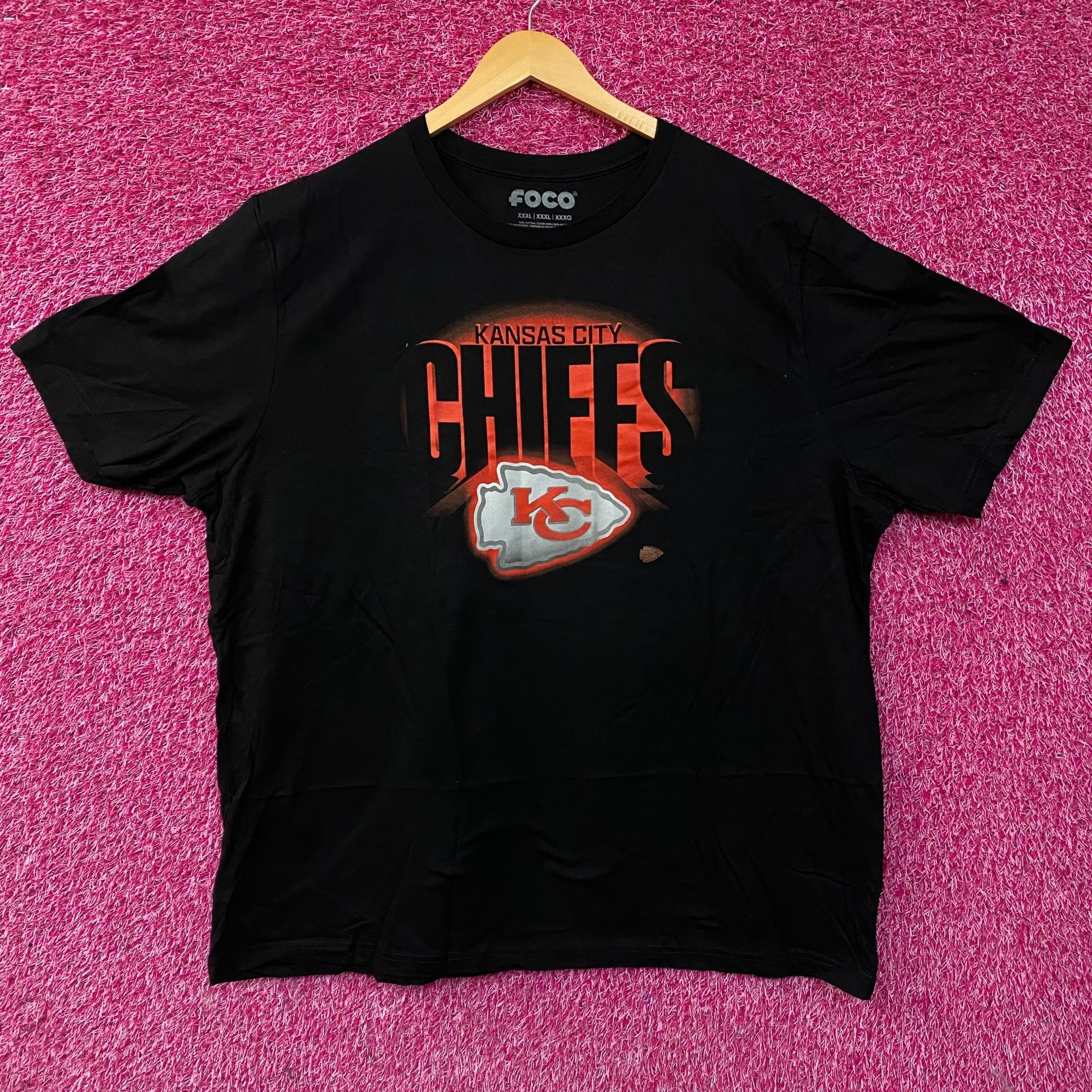 NFL FOCO NFL Kansas City Chiefs Team Logo Graphic T-Shirt 3XL Size US XXL / EU 58 / 5 - 1 Thumbnail