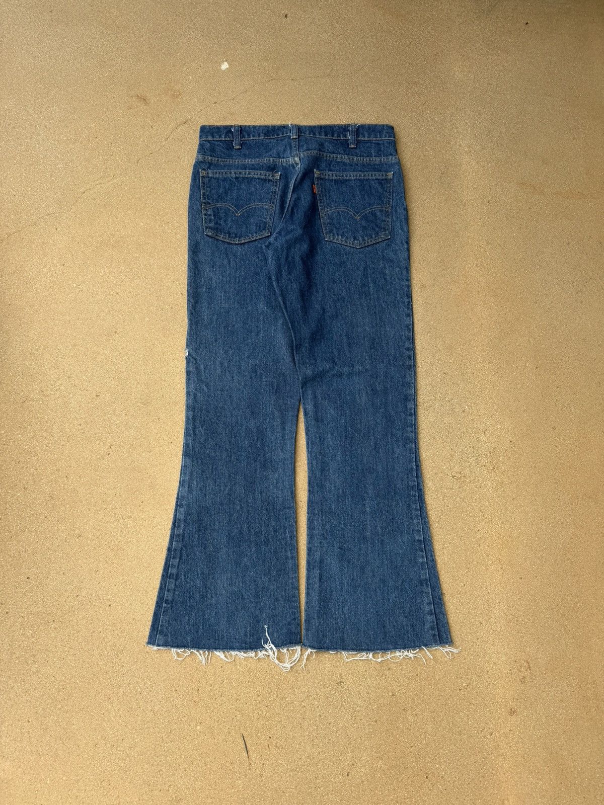 Levi's Vtg 80’s Levi’s 646 Orange Tab Bellbottom Flare Jeans 33x30 Size US 33 - 2 Thumbnail