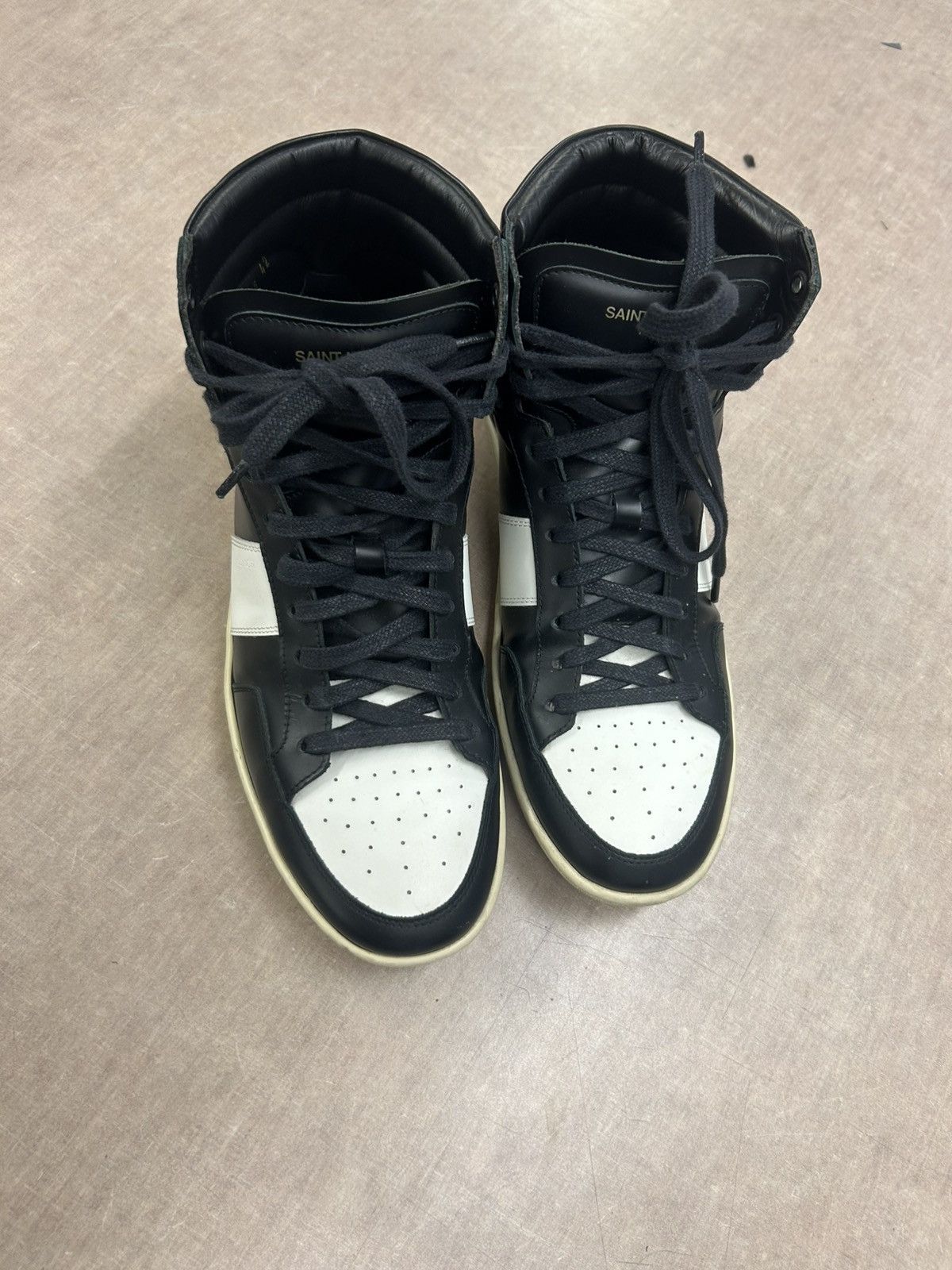 Saint Laurent Paris Saint Laurent SL10H Court Classic black white High Top Size US 9 / EU 42 - 10 Thumbnail