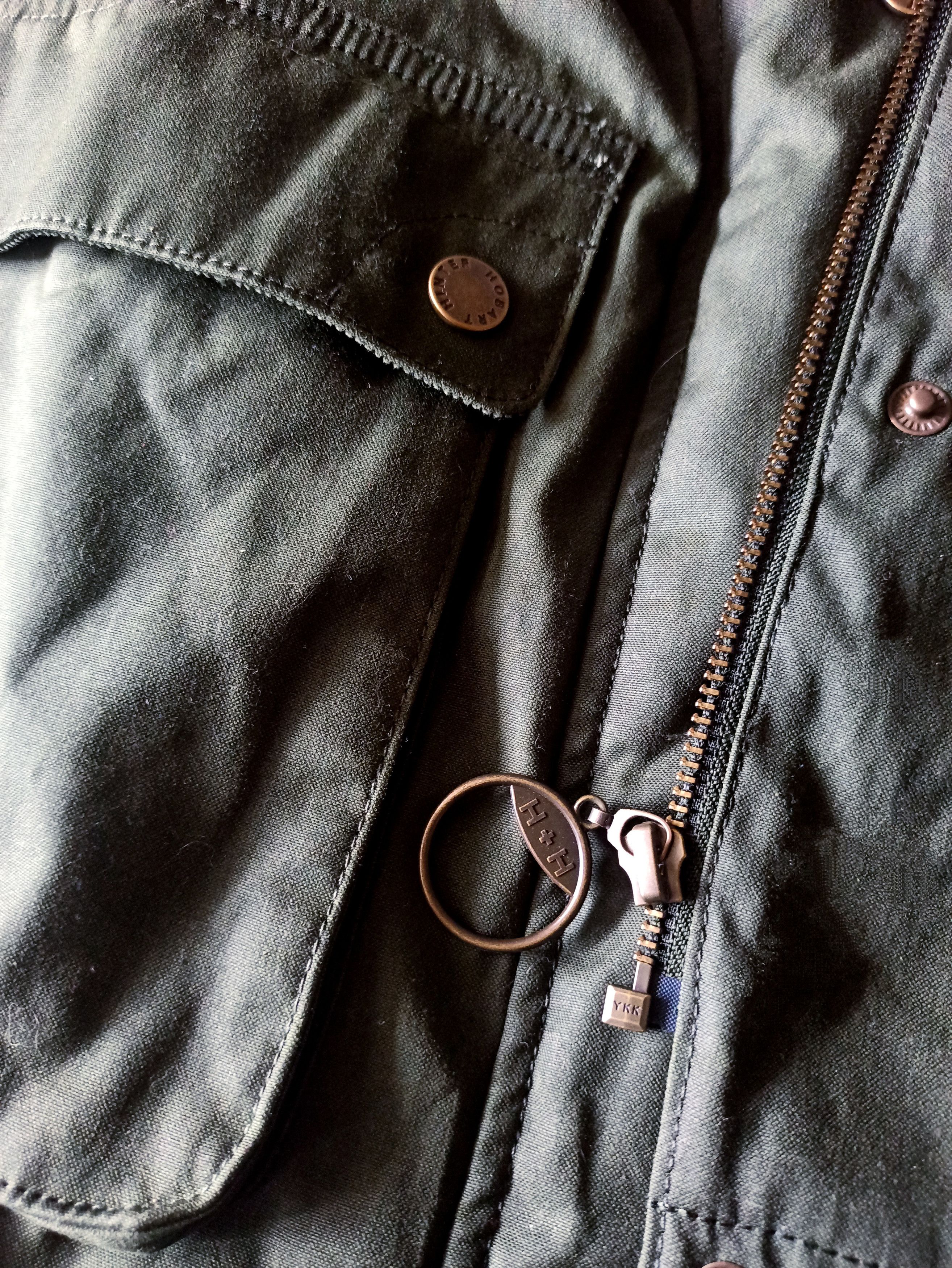 Vintage Waxed jacket for fishing or hunting, size M Size US M / EU 48-50 / 2 - 4 Thumbnail