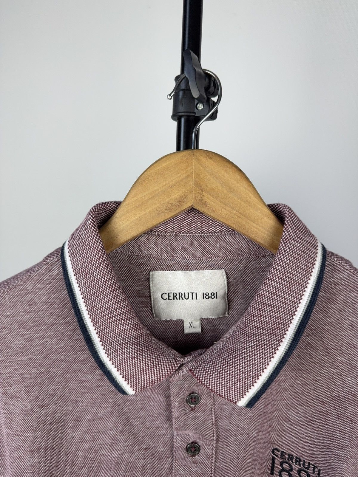 Cerruti 1881 × Designer Cerruti 1881 Blue Long Sleeve Polo Shirt – Size L-XL Size US L / EU 52-54 / 3 - 4 Thumbnail