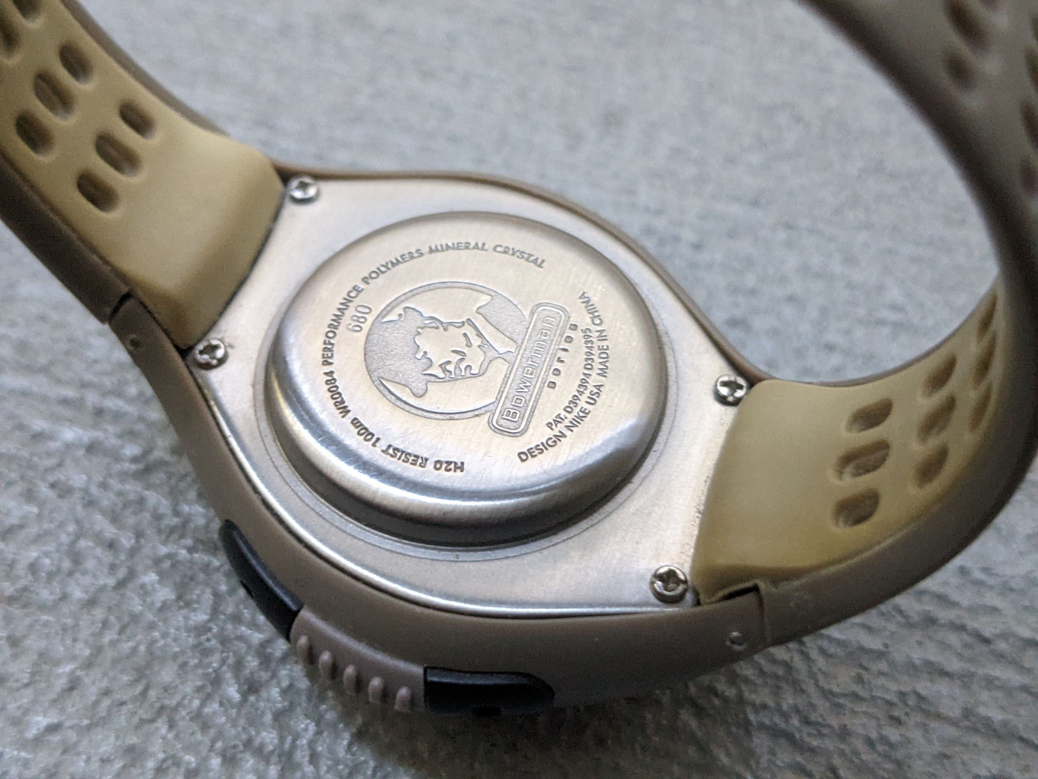 Nike × Vintage Vintage Nike Watch Gold Gray Rubber Digital Size ONE SIZE - 10 Thumbnail