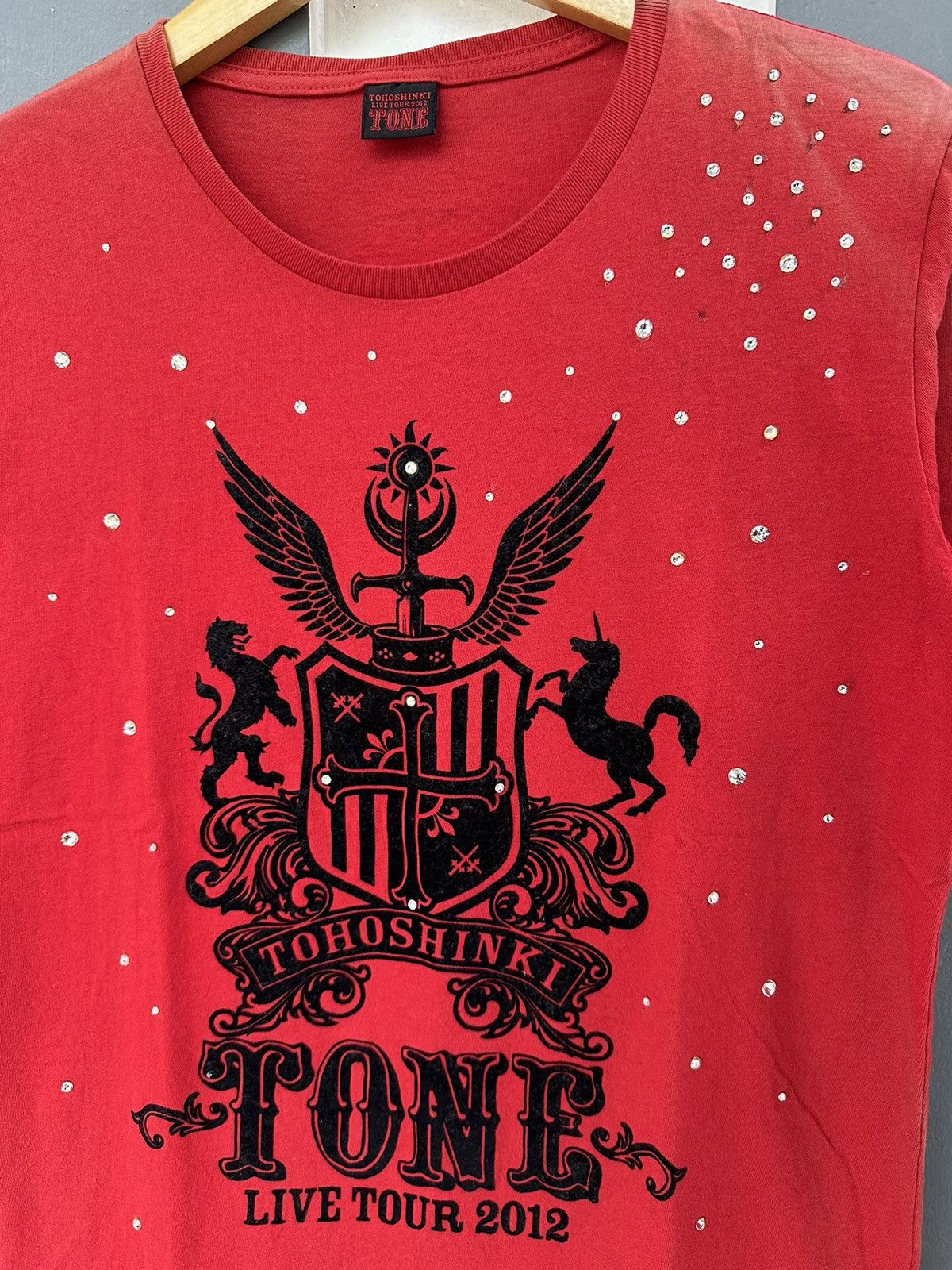 Band Tees × Beauty Beast × If Six Was Nine TVXW TOHOSHINKI TONE TOUR DUO POP STUDED TSHIRT Size US S / EU 44-46 / 1 - 2 Thumbnail