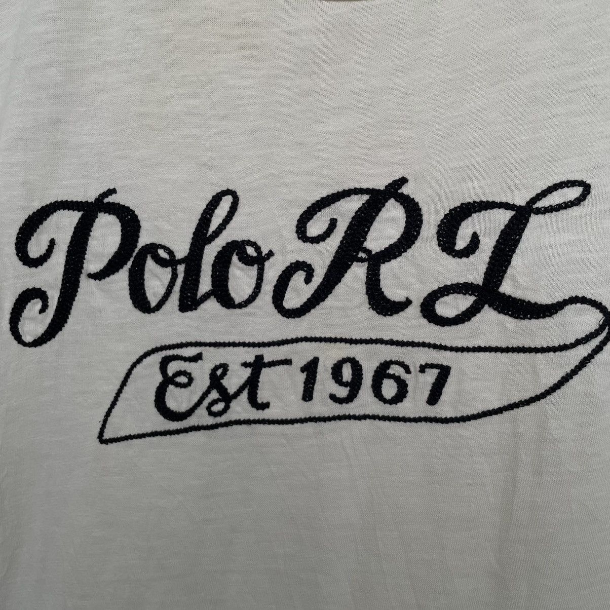 Polo Ralph Lauren Polo RL Embroidery Detailing T Shirt Size S / US 4 / IT 40 - 2 Thumbnail