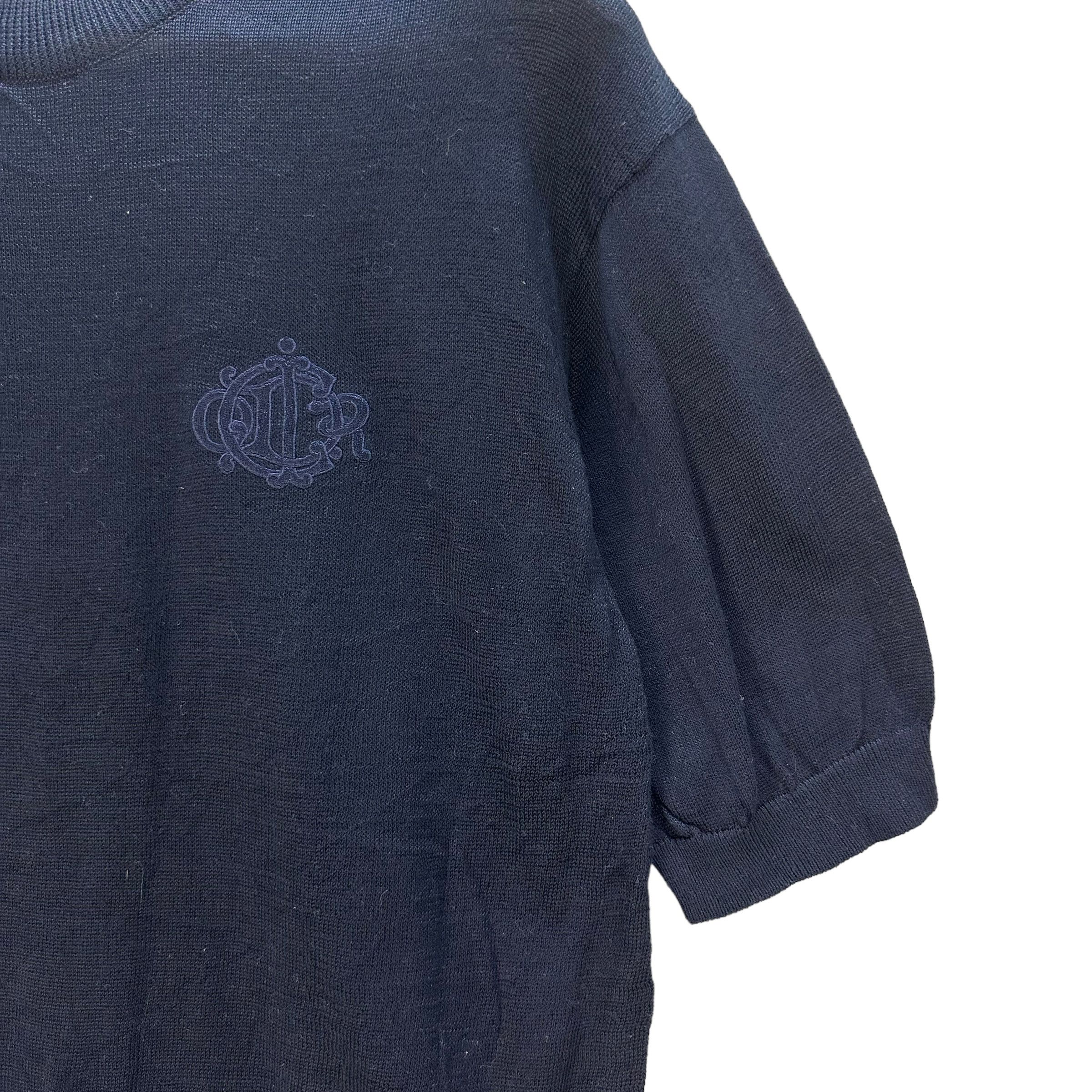 Christian Dior Monsieur CHRISTIAN DIOR EMBROIDERY LOGO KNITTED SWEATER #8724-023 Size US L / EU 52-54 / 3 - 5 Thumbnail