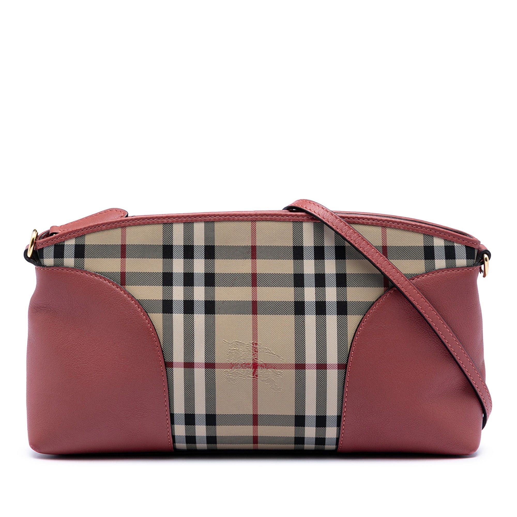 Burberry Haymarket Check Coated Canvas Chichester Crossbody Size ONE SIZE - 1 Thumbnail