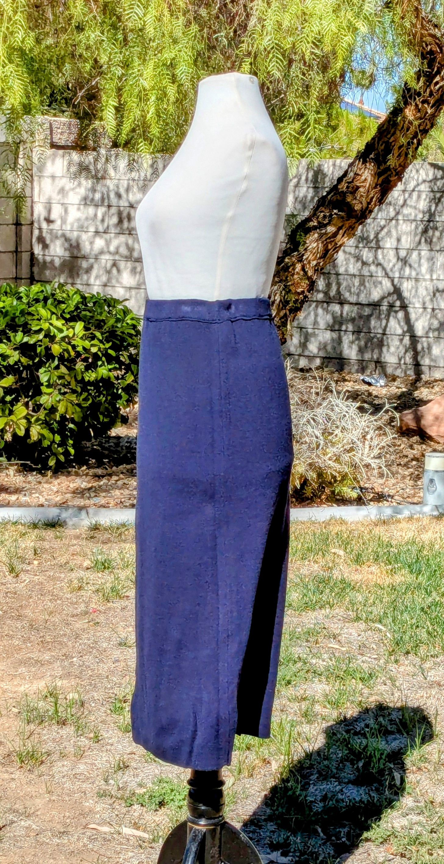 Other Adolfo Collectibles Maxi Skirt Pull-On Acrylic/Lamb Wool Size 28" / US 6 / IT 42 - 2 Thumbnail