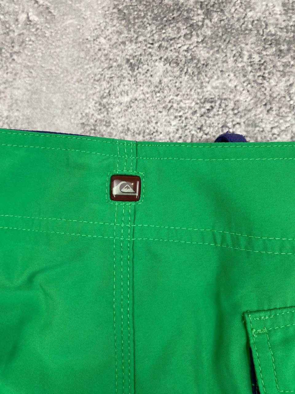 Quiksilver Quiksilver Men Board Shorts Green Size 31 Size US 32 / EU 48 - 6 Thumbnail