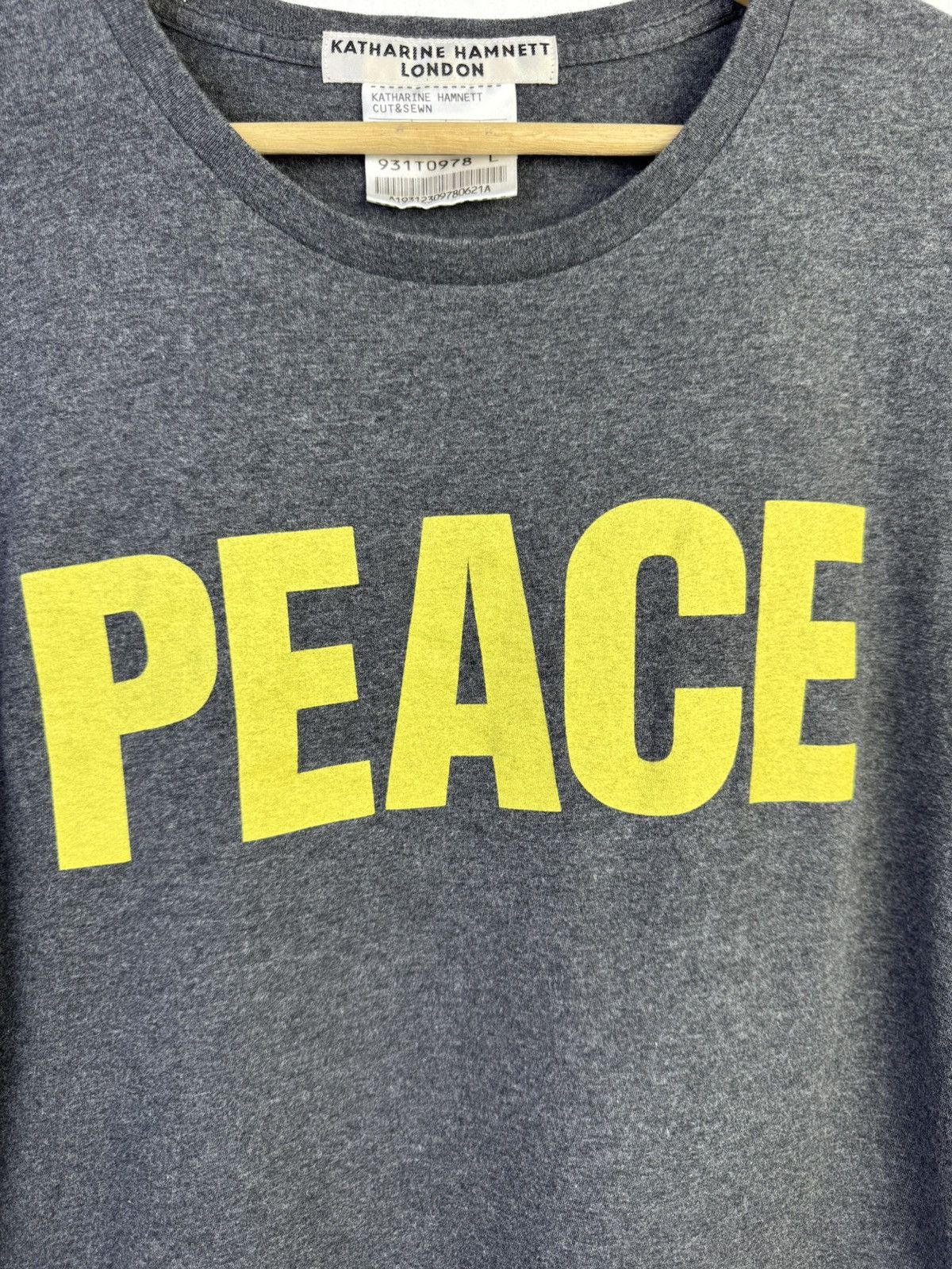 Katharine Hamnett London Katharine Hamnett London "Peace" t-shirt. Size US L / EU 52-54 / 3 - 5 Thumbnail