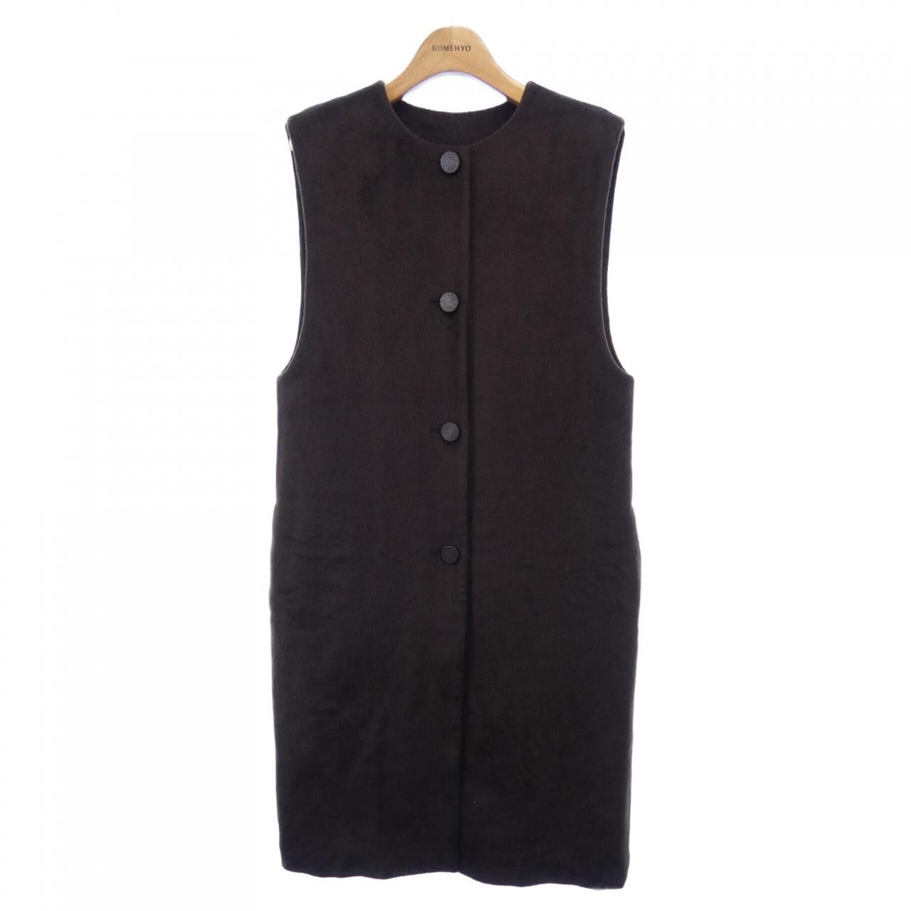 Hermes Hermes Hermes Clou de Selle Toile Plume Vest Textile Outerwear DUTY FREE for USA Size ONE SIZE - 1 Thumbnail