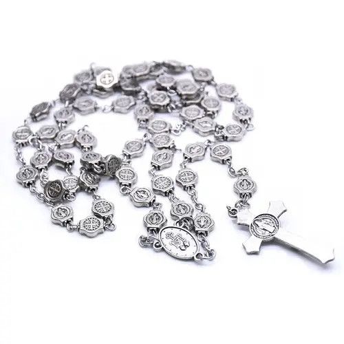 Other Saint Benedict Rosary Necklace Chain Size ONE SIZE - 4 Thumbnail