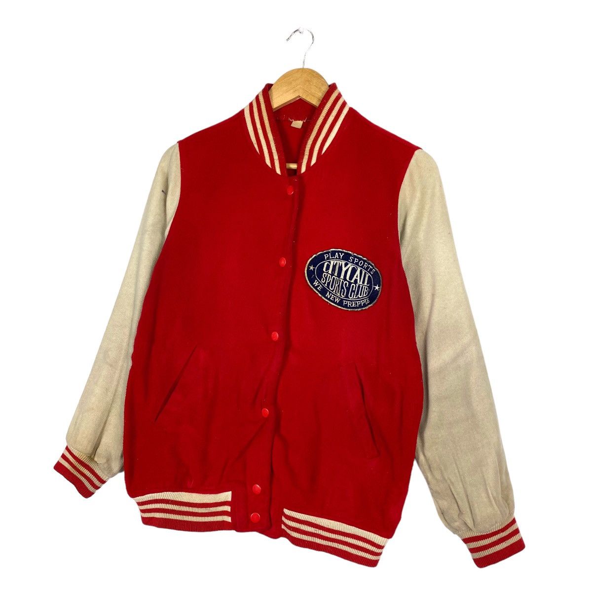 Japanese Brand Vintage City Call Sports Club Varsity Sweater Size US S / EU 44-46 / 1 - 2 Thumbnail