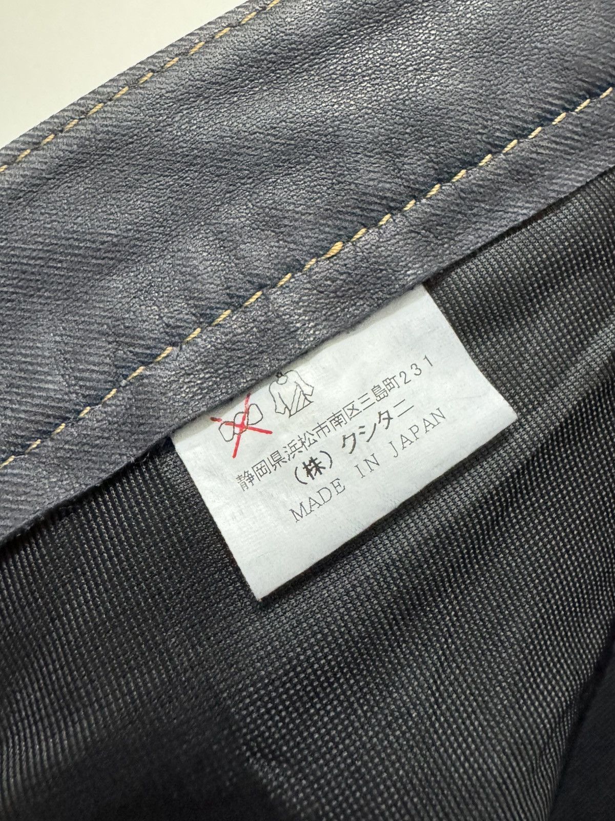 Vintage Explorer leather jeans Japan Size US 35 - 13 Thumbnail