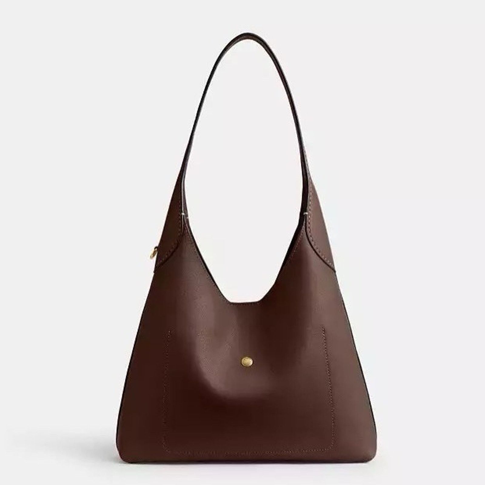 Coach NWT Coach Brooklyn 28 Medium Shoulder Bag Brass/Maple CU068 Size ONE SIZE - 7 Thumbnail