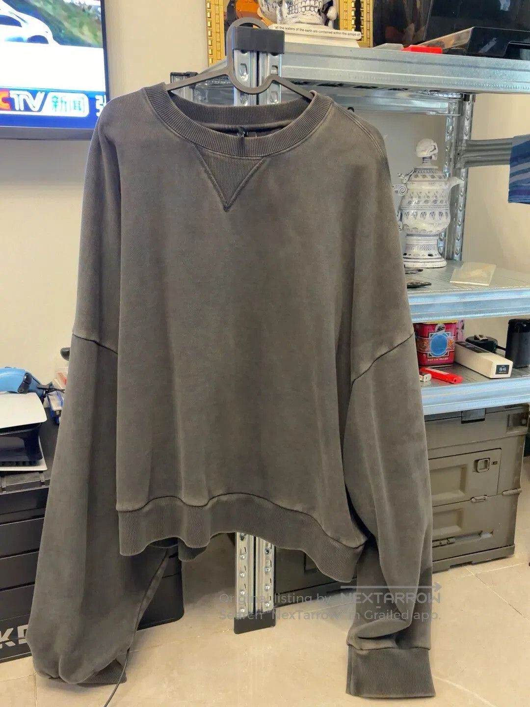 Entire Studios Entire Studios Black Gray Sweatshirt. Size US L / EU 52-54 / 3 - 1 Thumbnail