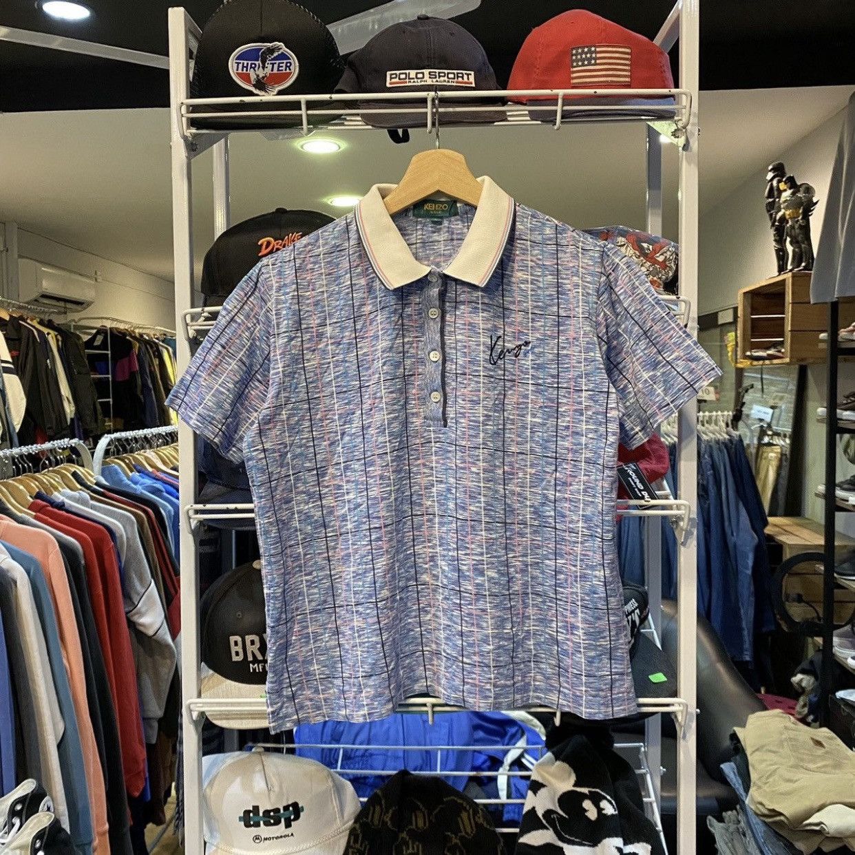Kenzo Vintage Kenzo Golf Polo T-Shirt “space yarn" Size US XS / EU 42 / 0 - 1 Thumbnail