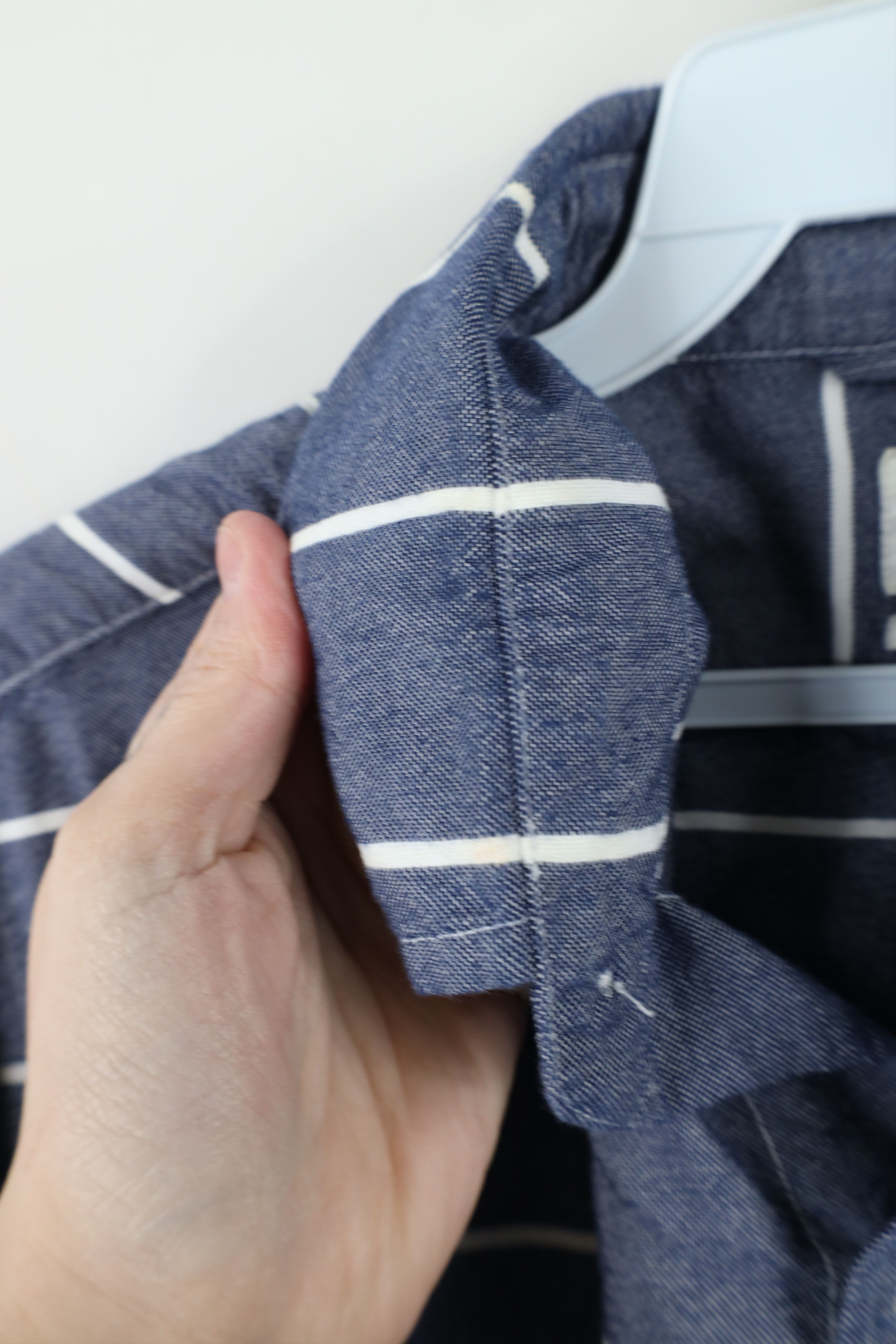 Bonobos × Vintage Bonobos Fit Striped Washed Oxford Collared Button Down Shirt Size US S / EU 44-46 / 1 - 7 Thumbnail