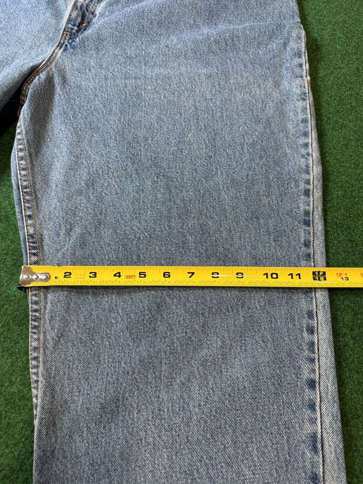 Levi's × Levi's Vintage Clothing × Vintage Vintage 90s Levi’s 550 Relaxed Taper 42x34 Light Wash Jeans Size 42" / US 20 - 9 Thumbnail