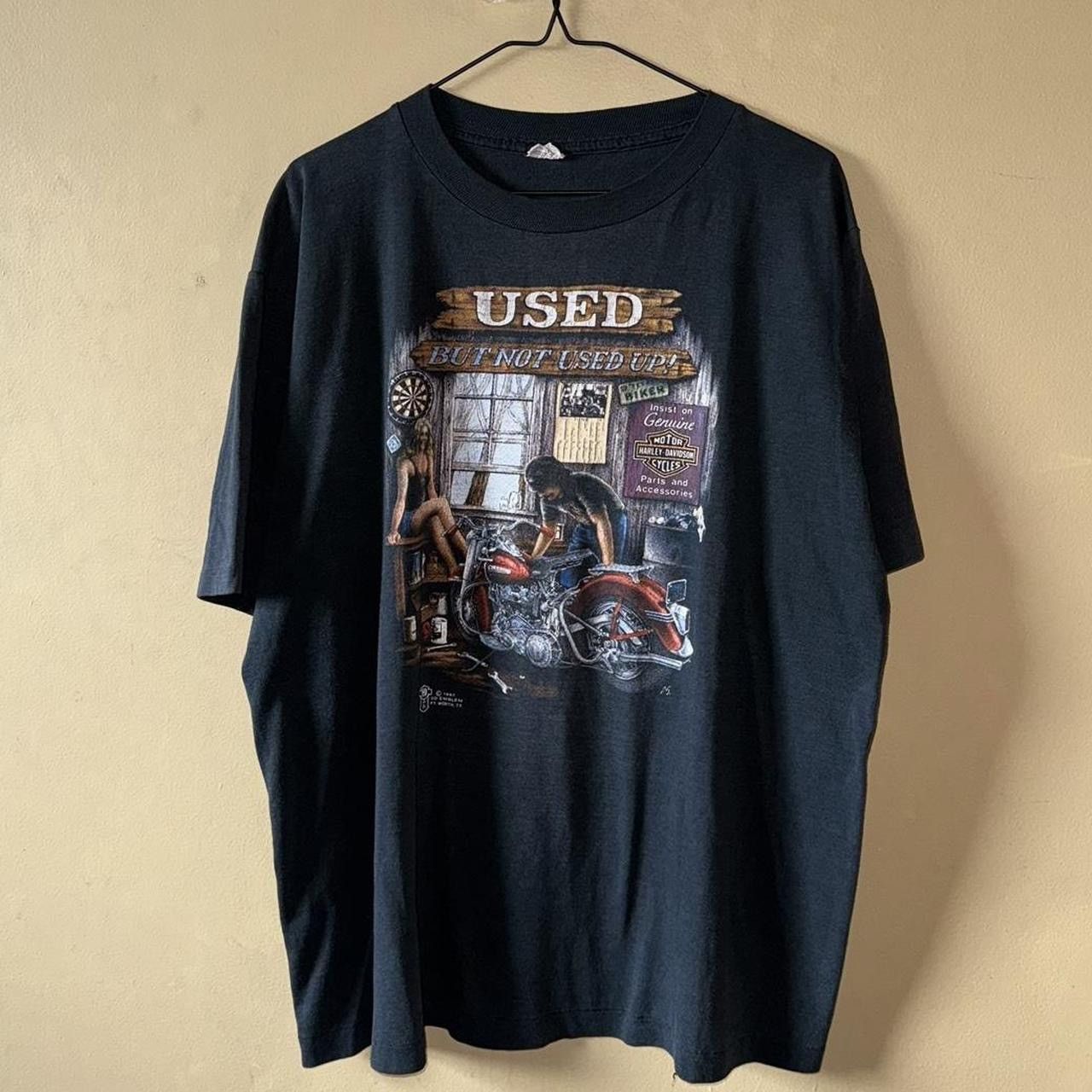 Harley Davidson × Vintage 1987 Harley Davidson 3-D Emblem 3D Used But Not Used Up Tee Size US XXL / EU 58 / 5 - 1 Thumbnail