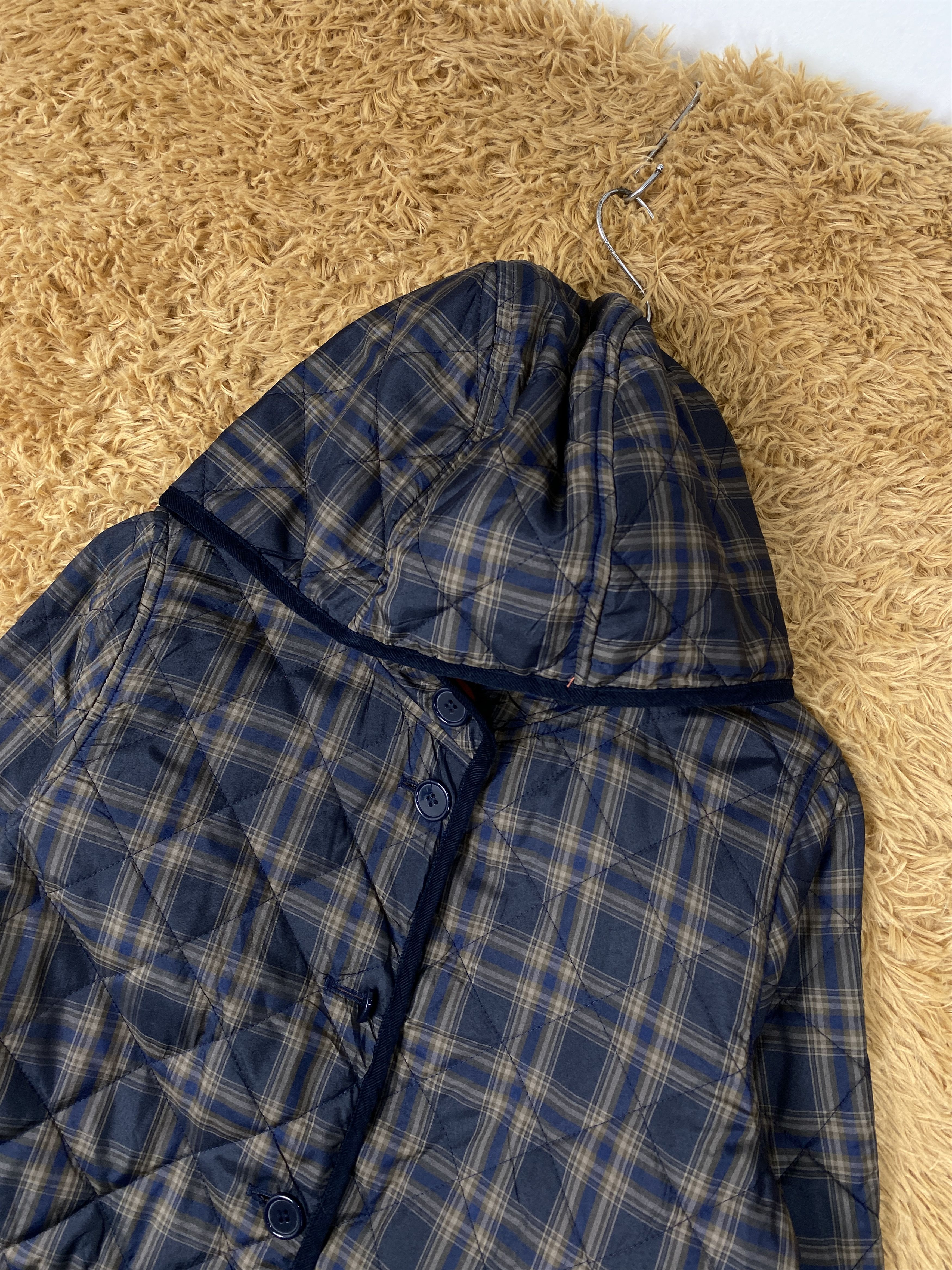 Japanese Brand Vintage Juriae Reversible Quilted Flannel Jacket J2003 Size US S / EU 44-46 / 1 - 2 Thumbnail