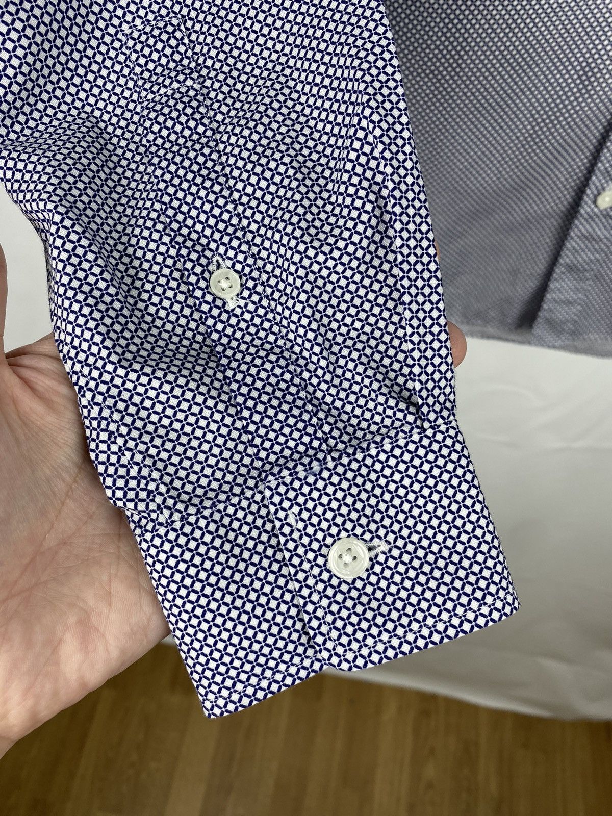 Z Zegna Z Zegna Shirt Button Up Graphic Printed size 39 15 1/2 Size US M / EU 48-50 / 2 - 5 Thumbnail