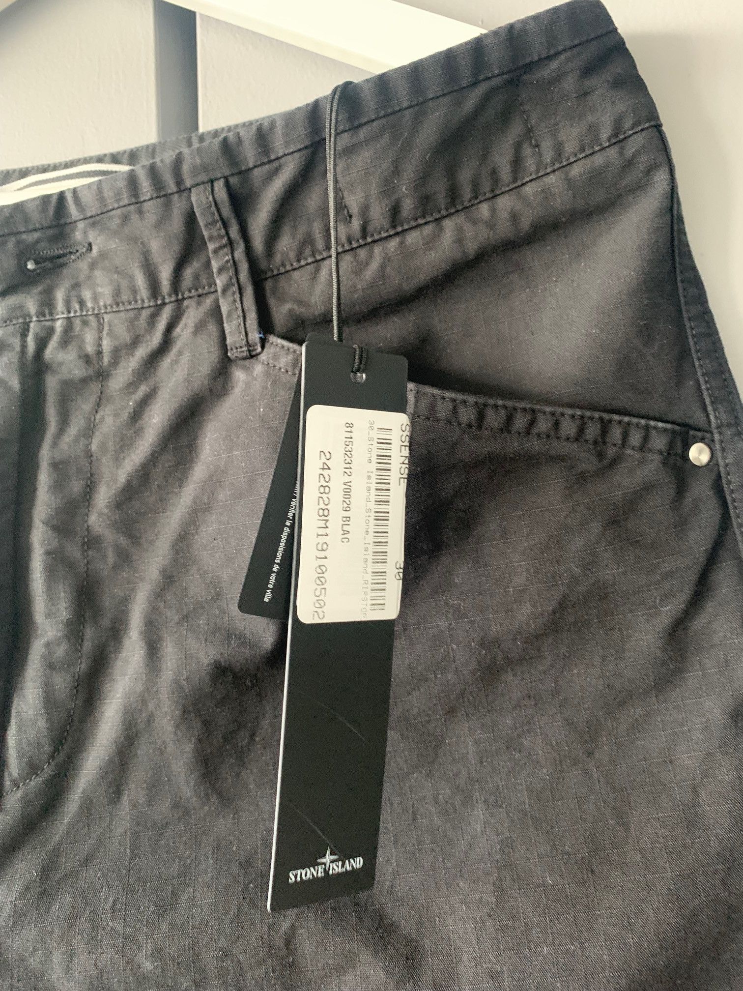 Stone Island Stone Island Garment Dyed Black Type RE Pants 2025 Size US 30 / EU 46 - 6 Thumbnail
