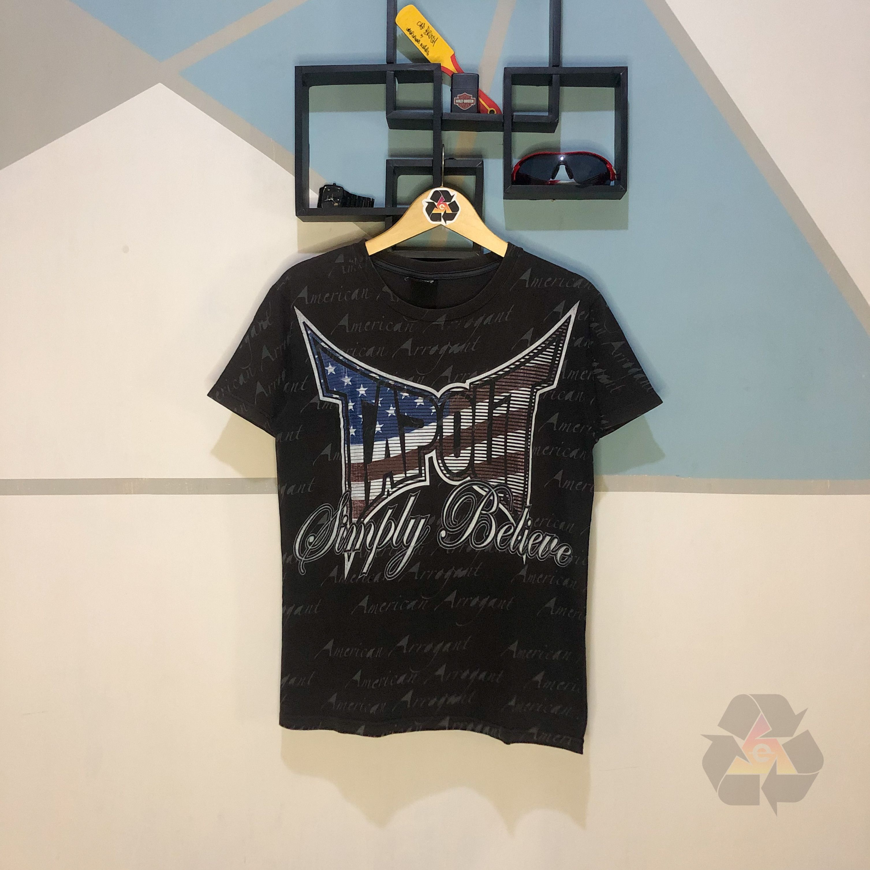 Tapout Vintage Tapout Simply Believe T-Shirt – Y2K MMA Logo Tee Size US M / EU 48-50 / 2 - 2 Thumbnail