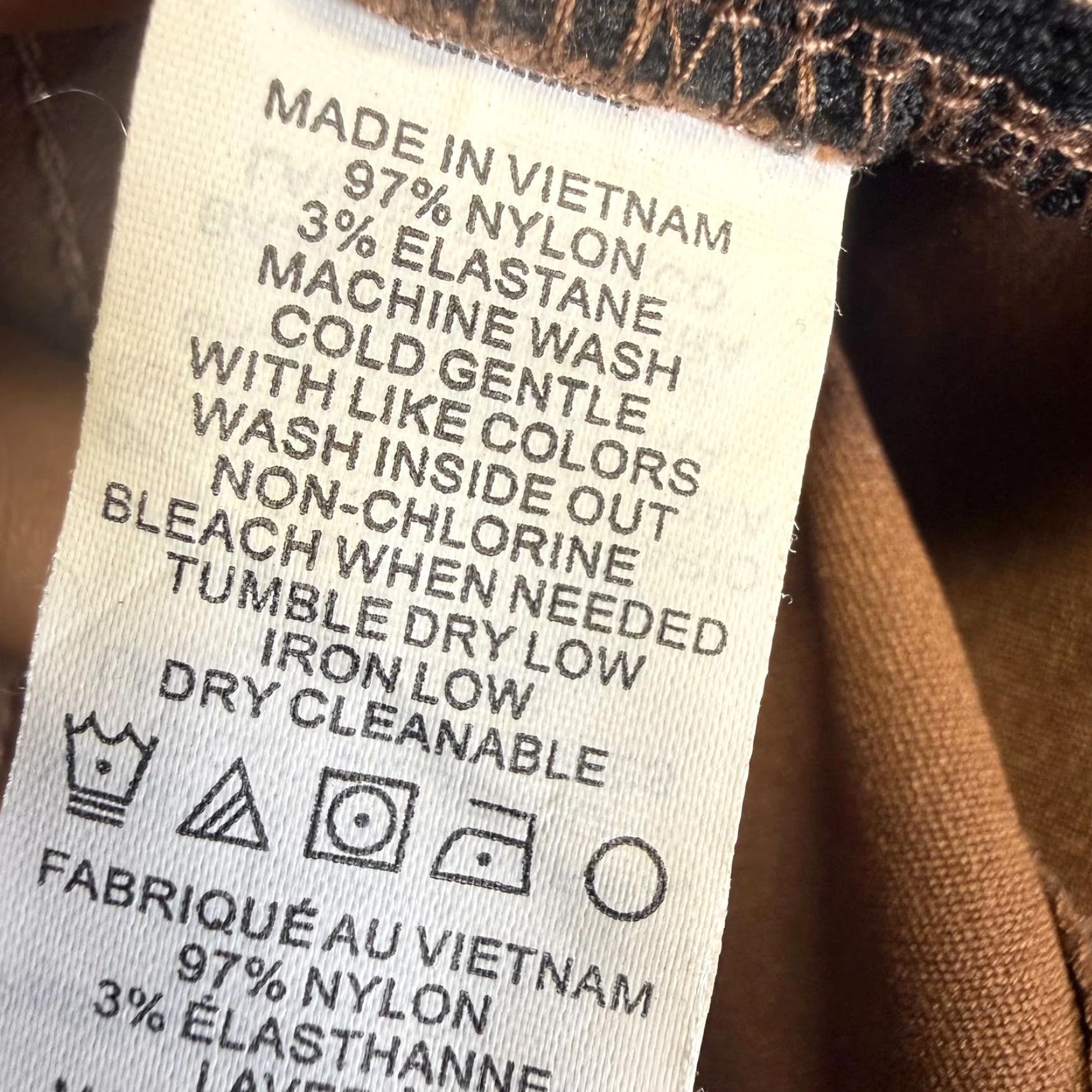 Prana prAna Women Pants 2 Brown Button Fly Pull On Ankle Length Nylon Stretch Women's Size 2 Regular Size 26" / US 2 / IT 38 - 4 Thumbnail