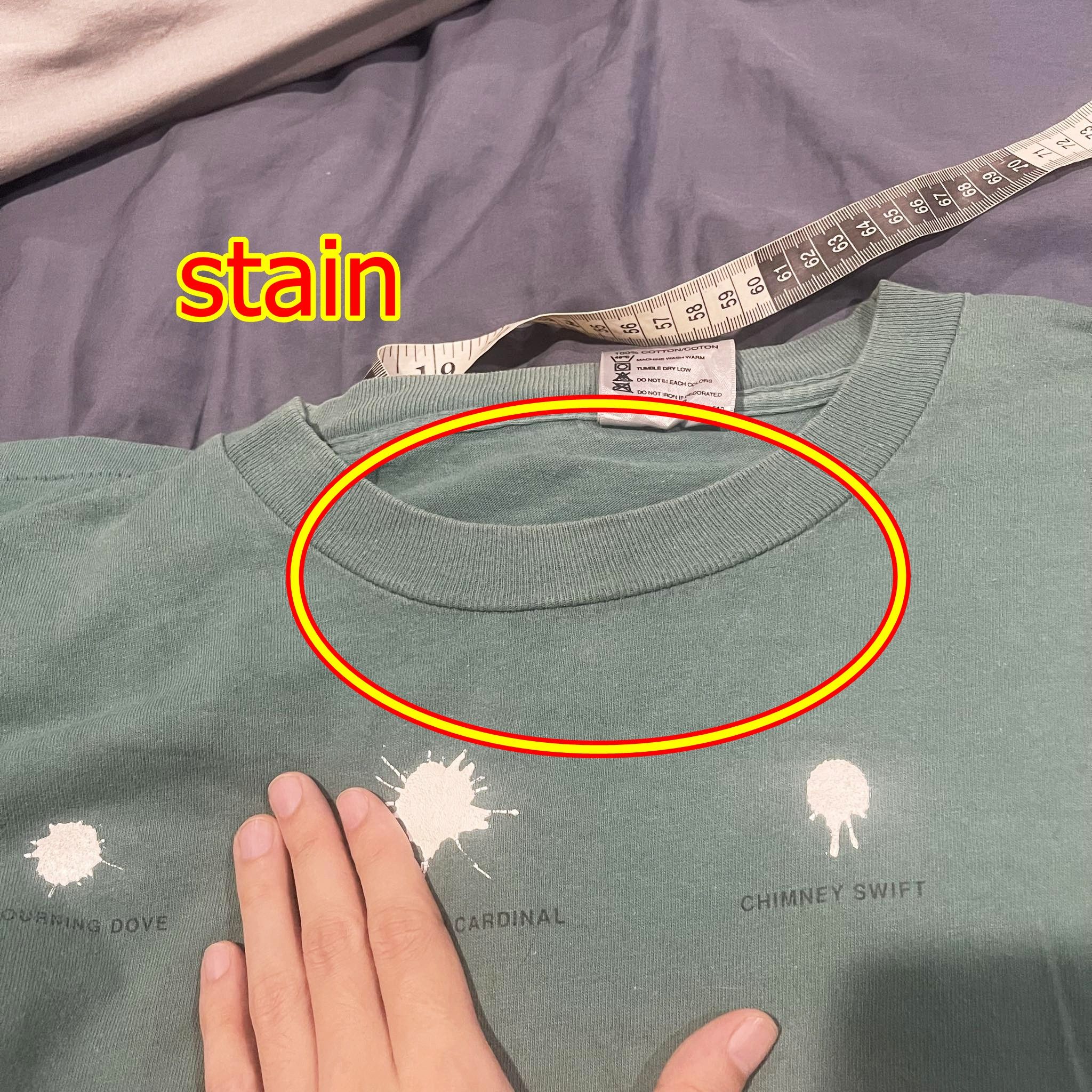 Vintage Vintage 90s Bird Poop Identification T-Shirt Size US XL / EU 56 / 4 - 5 Thumbnail