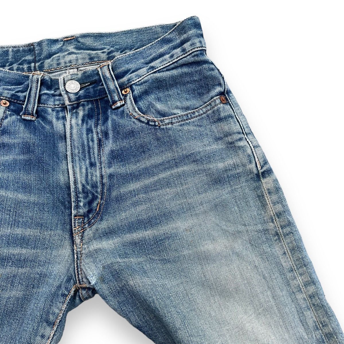 Blue Blue Japan 🇯🇵 VINTAGE BLUE BLUE JAPAN DISTRESSED DENIM PANTS Size 27" / US 4 / IT 40 - 6 Thumbnail