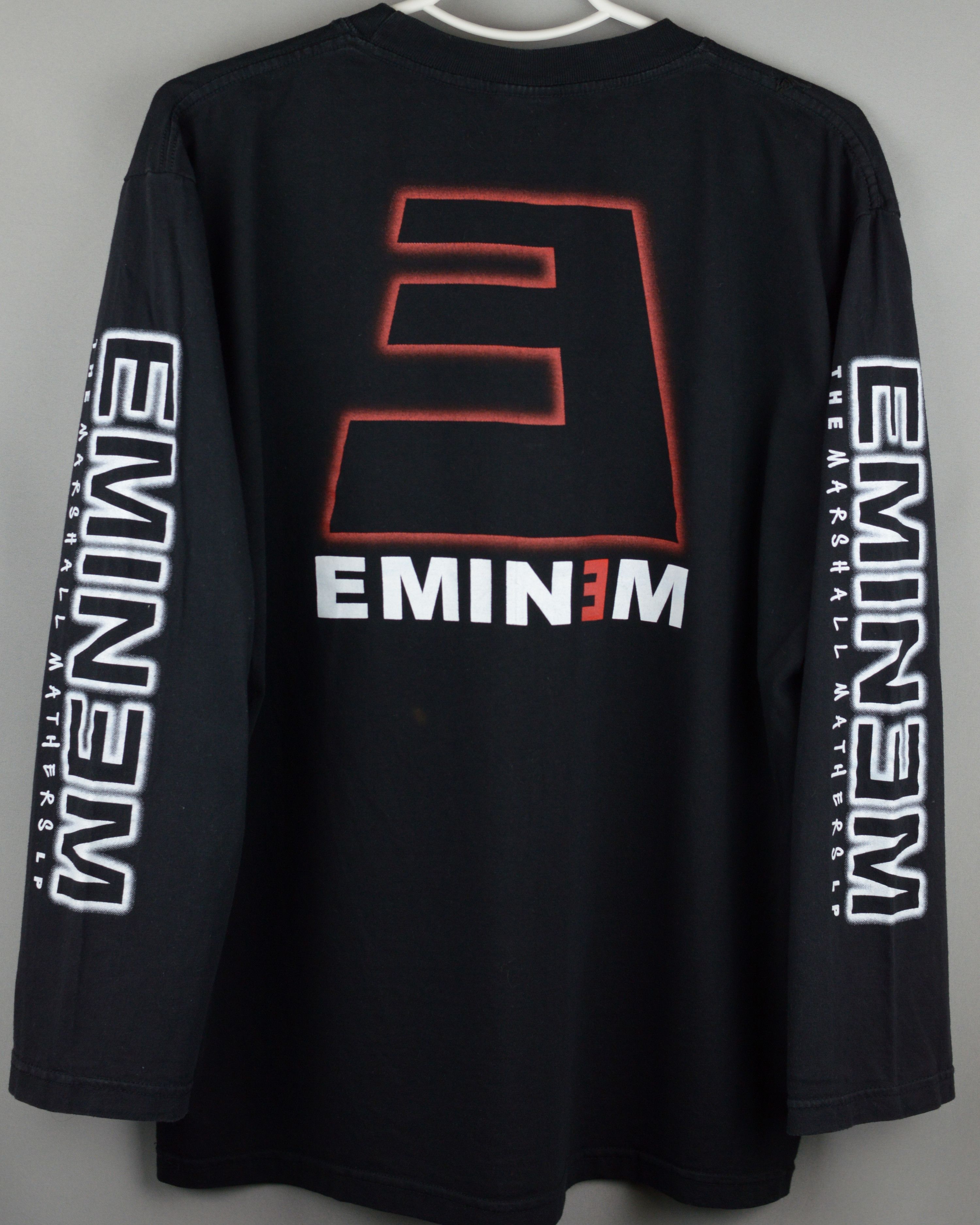 Eminem × Vintage Vintage Eminem The Marshall Mathers LP long sleeve t shirt Size US L / EU 52-54 / 3 - 6 Thumbnail