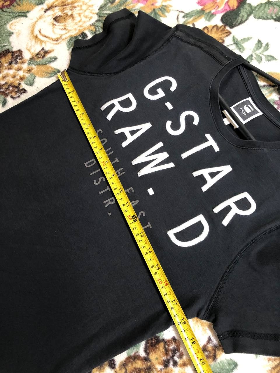 G-Star G Star Raw Vintage Mens Big logo Crew Neck T-Shirt Size US XL / EU 56 / 4 - 9 Thumbnail
