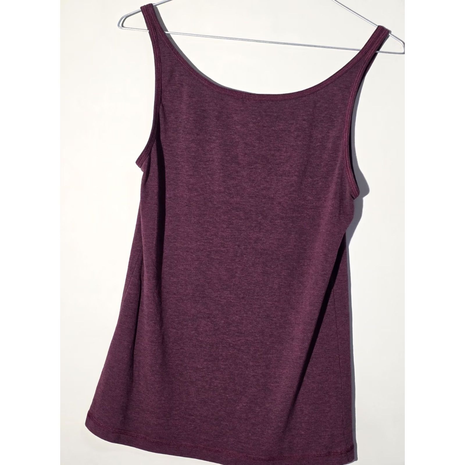 Old Navy H&M DIVIDED Jersey vest top - Plum - Ladies | H&M MEDIUM Tank Top Women Ribbed Sleeveless Size M / US 6-8 / IT 42-44 - 3 Thumbnail