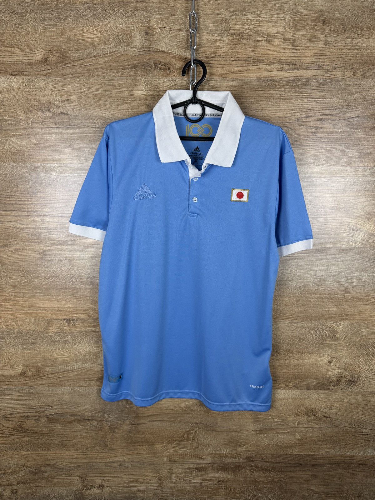 Mens Vintage Adidas Japan national team hone away T-shirt