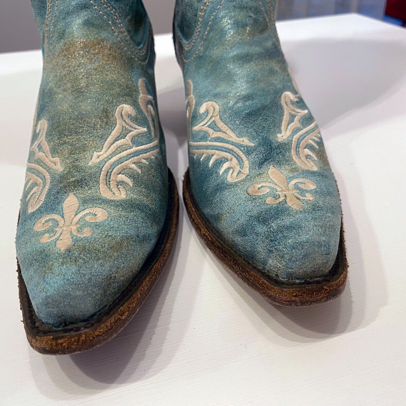 Corral Corral Turquoise Blue Cortez Cowboy Boots Style R1973 9.5 M Size US 9.5 / IT 39.5 - 6 Thumbnail