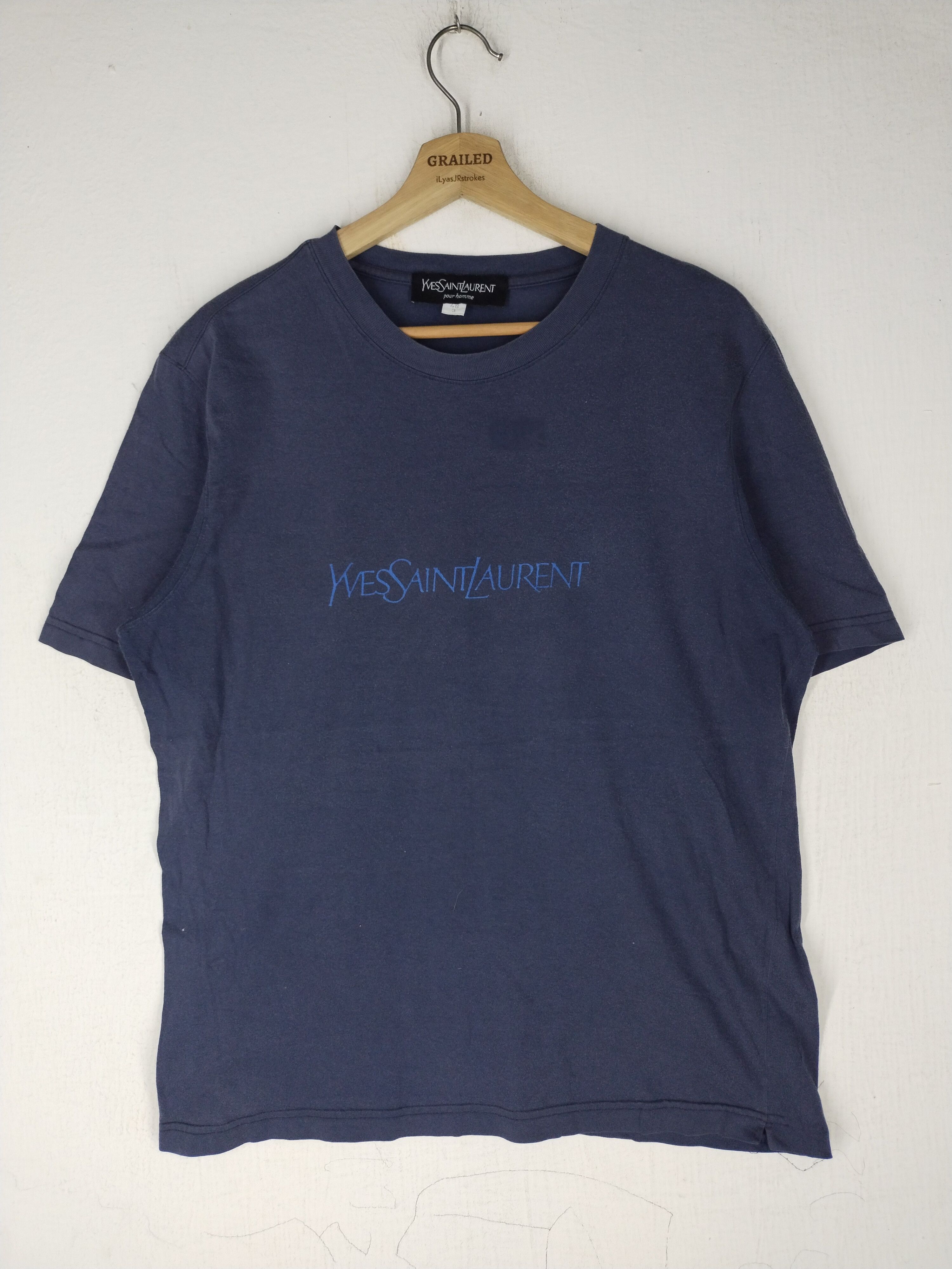Ysl Pour Homme Yves Saint Laurent Yves Saint Laurent Spellout Tee Grailed