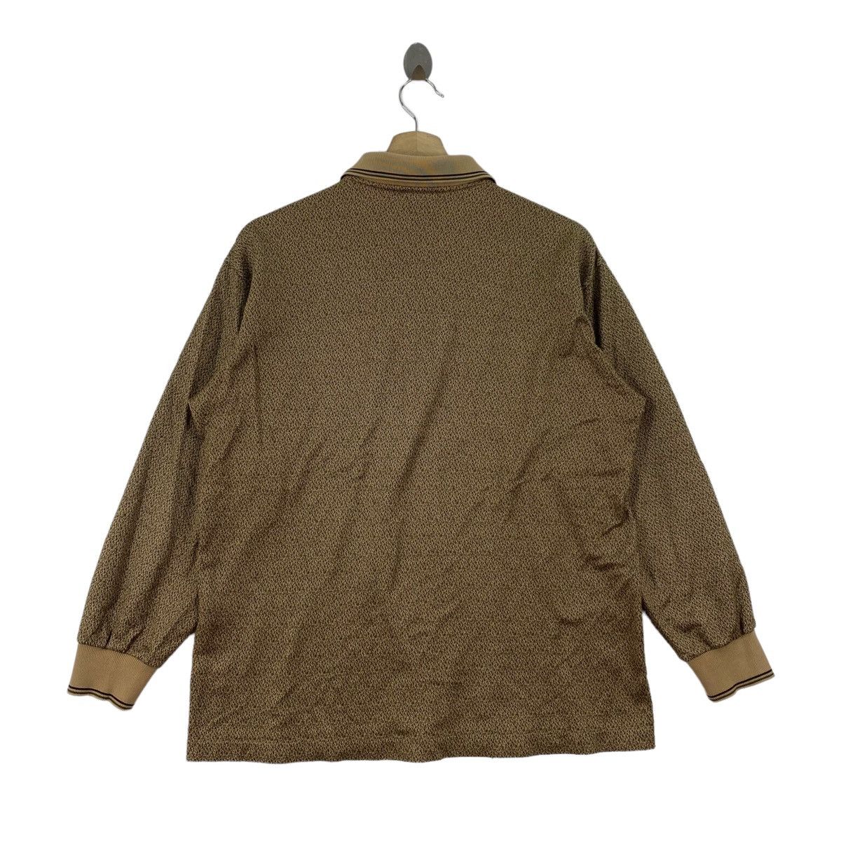 Vintage Vintage DUNHILL SPORT Leopard Button Up Collar Brown Size US L / EU 52-54 / 3 - 3 Thumbnail