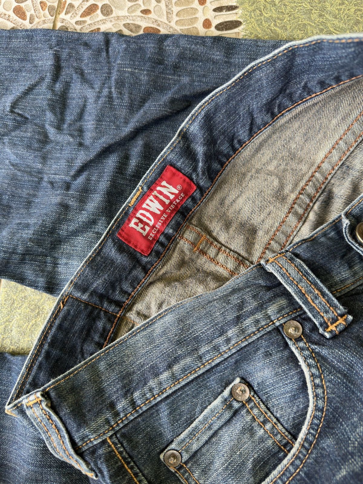 Vintage Edwin 💥 Japanese Brand edwin Exclusive Vintage Light Blue💥 Size US 34 / EU 50 - 3 Thumbnail