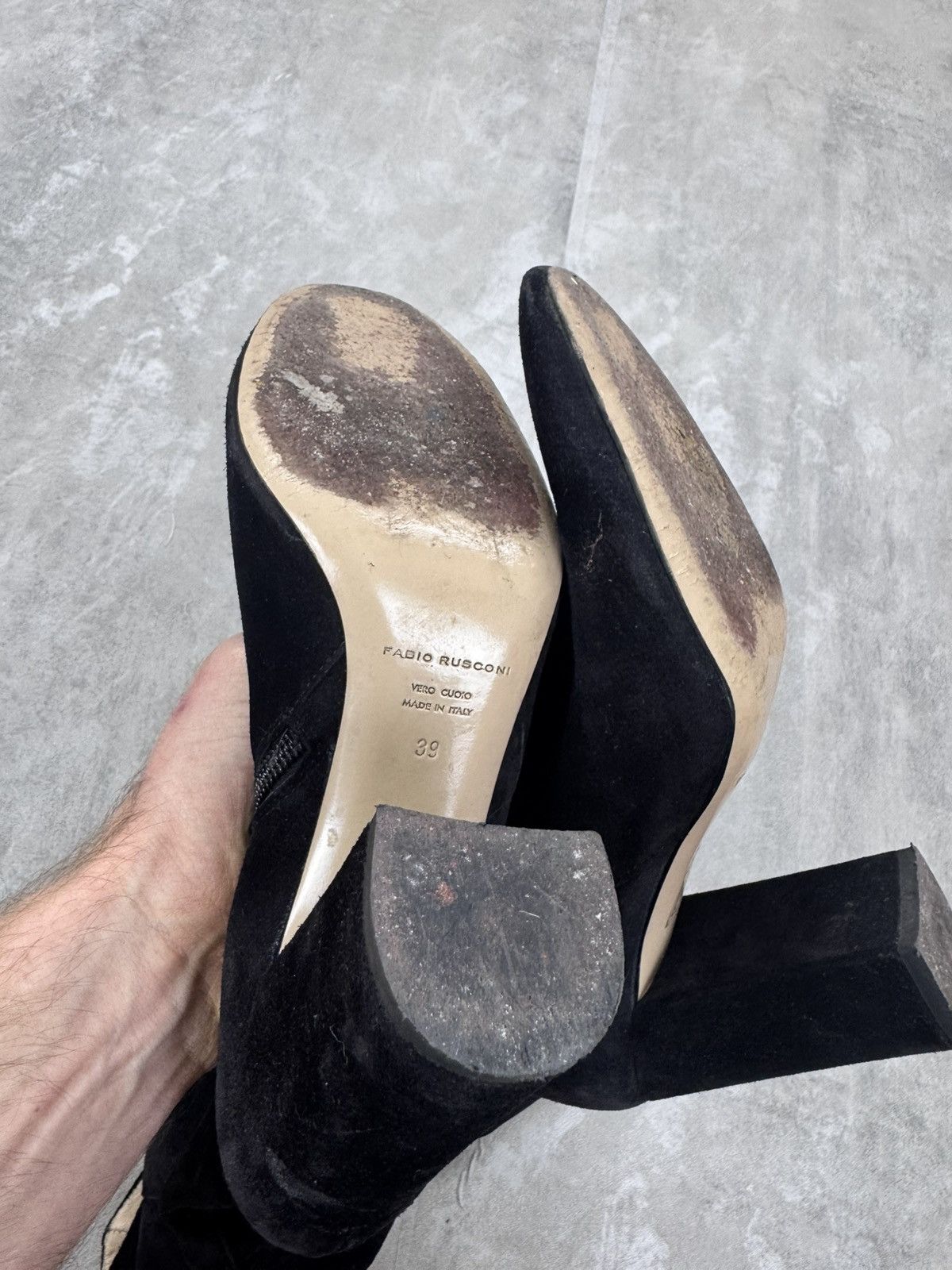 Other fabio rusconi women’s high heels block leather boots size 39 Size US 8 / IT 38 - 11 Thumbnail
